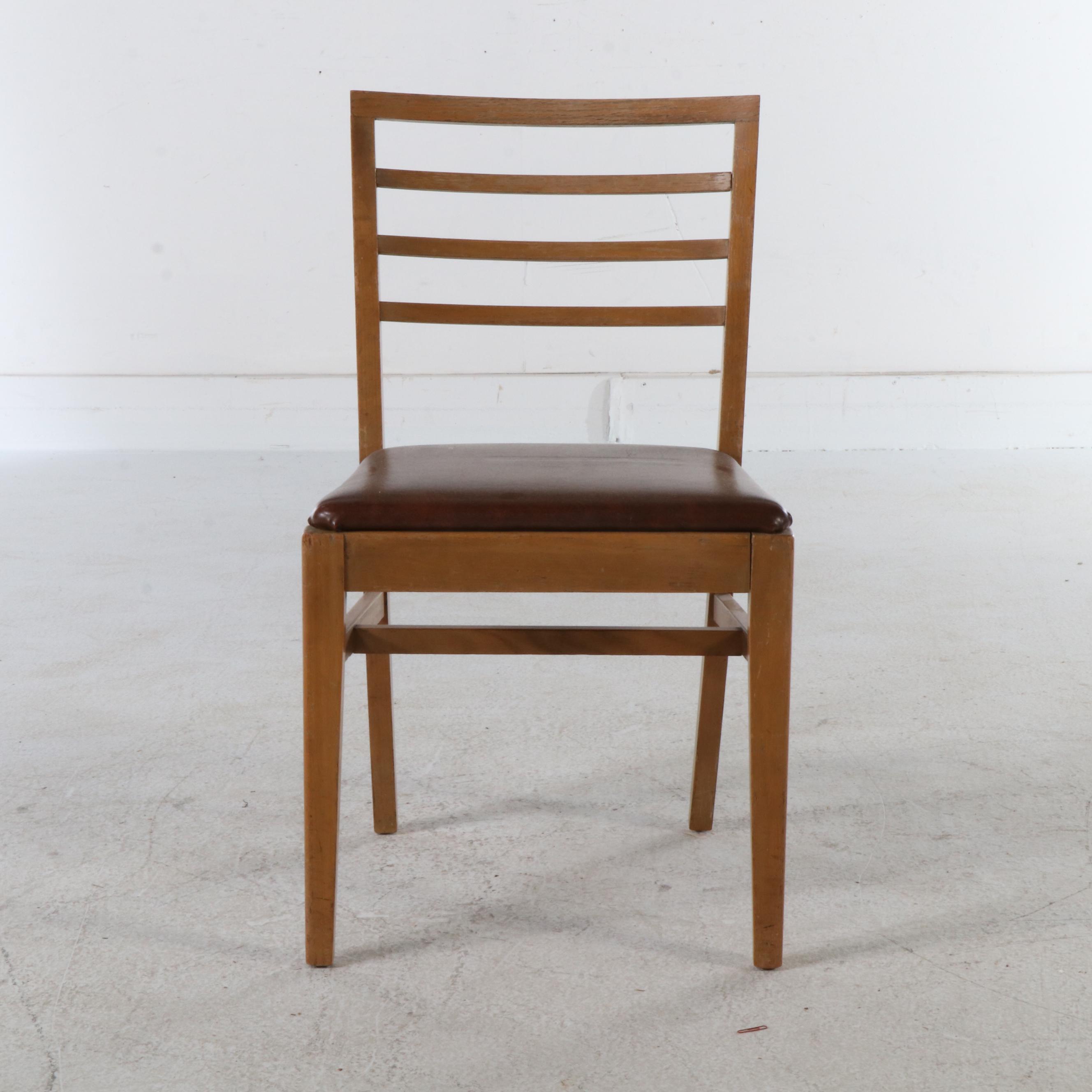 Huntington Chair Corporation Mid Century Modern Style Maple Desk and Chair