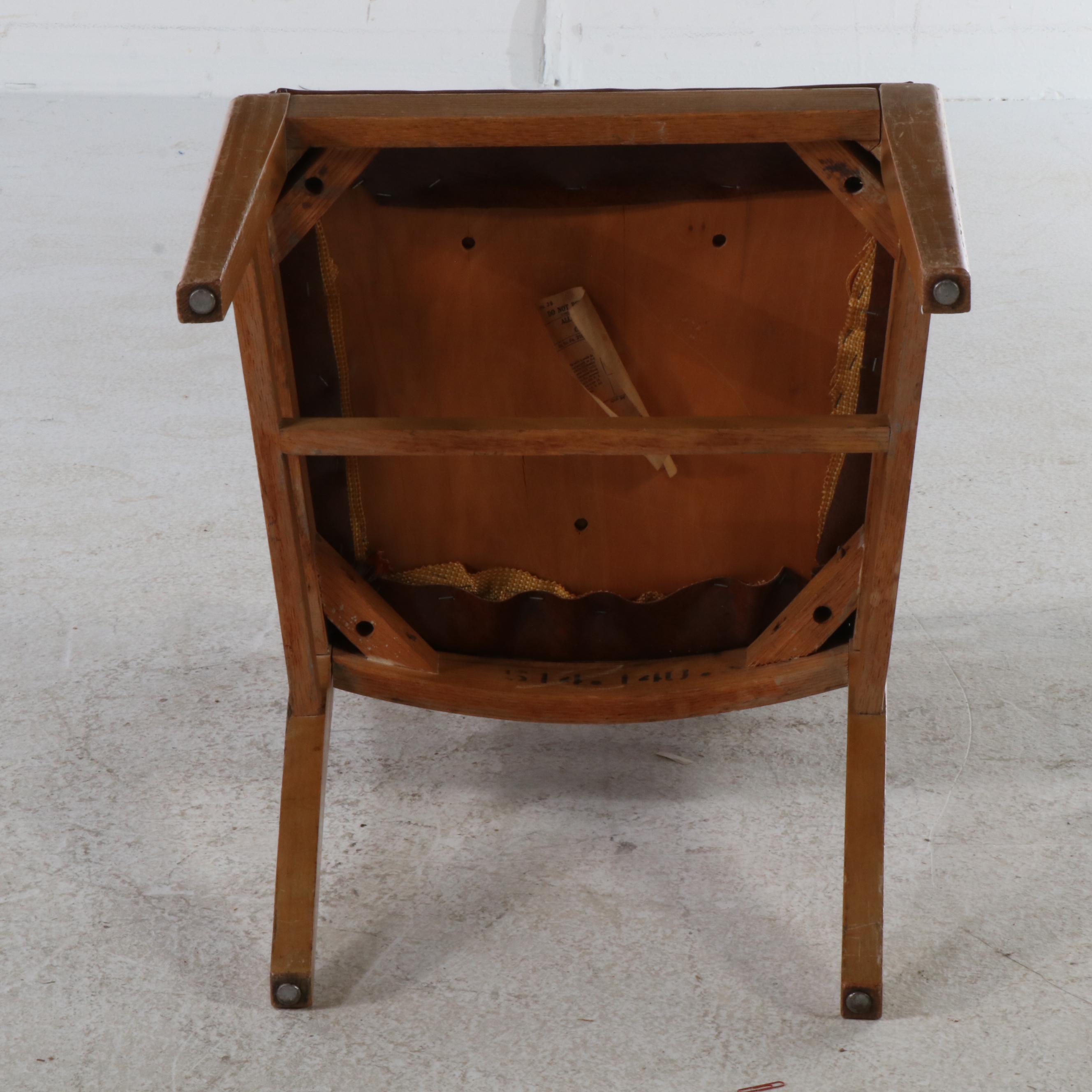 Huntington Chair Corporation Mid Century Modern Style Maple Desk and Chair