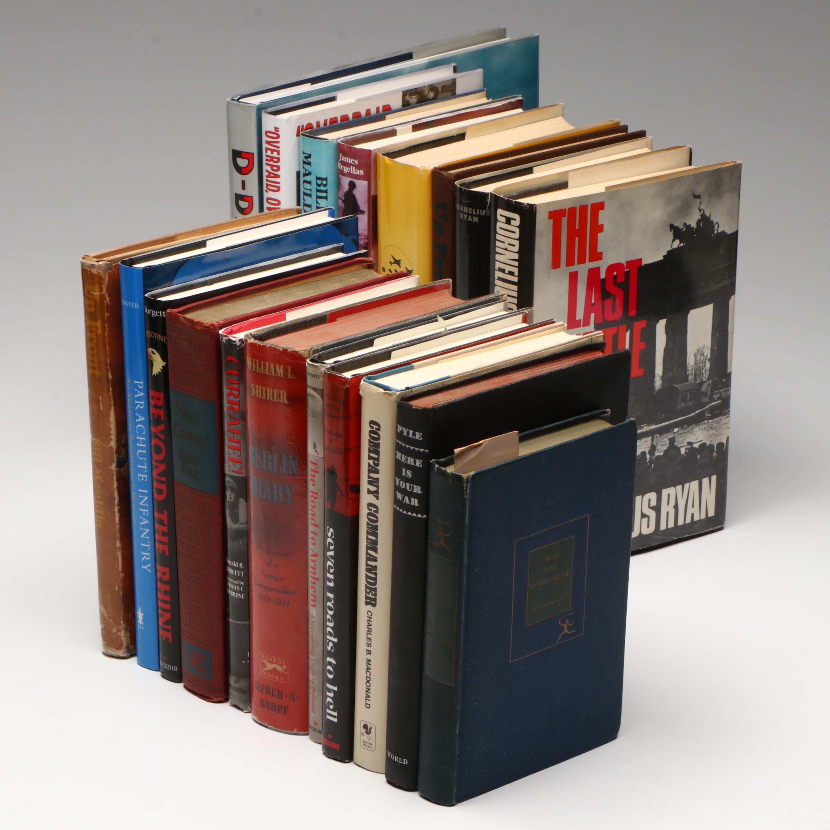 Signed "All the Way to Berlin" by James Megellas and Other Military Books