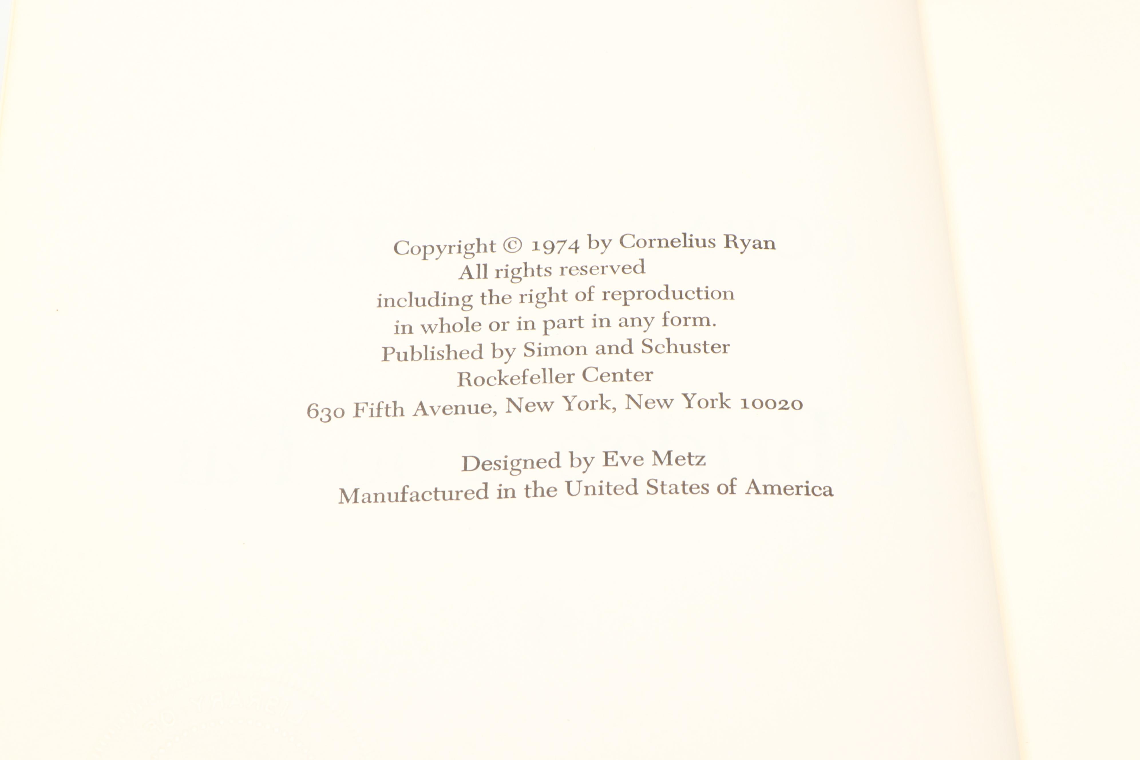 Signed "All the Way to Berlin" by James Megellas and Other Military Books