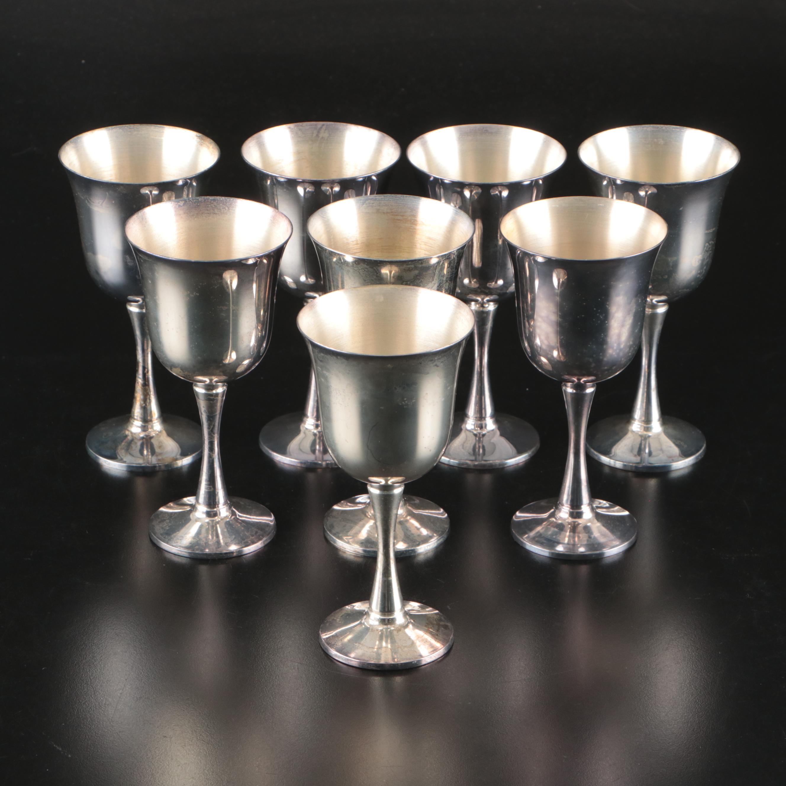 Salem Portuguese Silver Plate Stemware