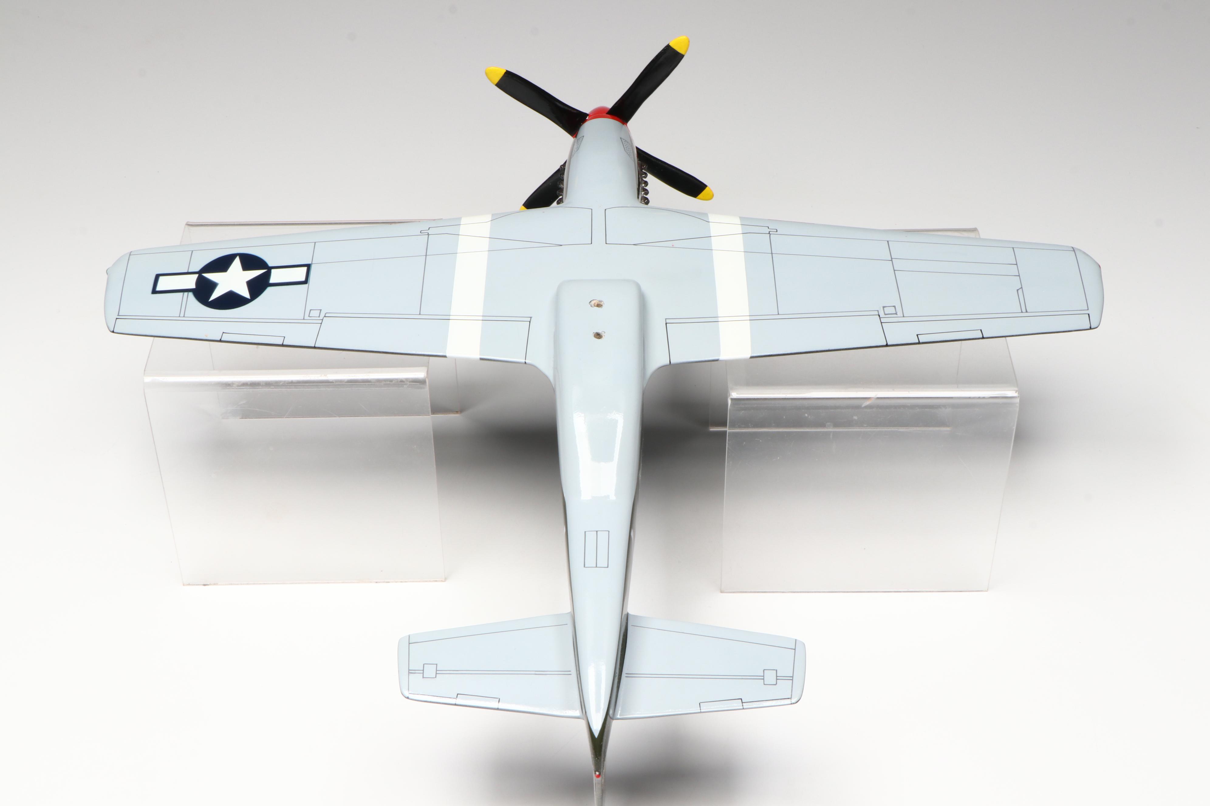 Japanese Mitsubishi A6M5 Zero & American P51 Mustang, WW2 Era Fighter Aircraft