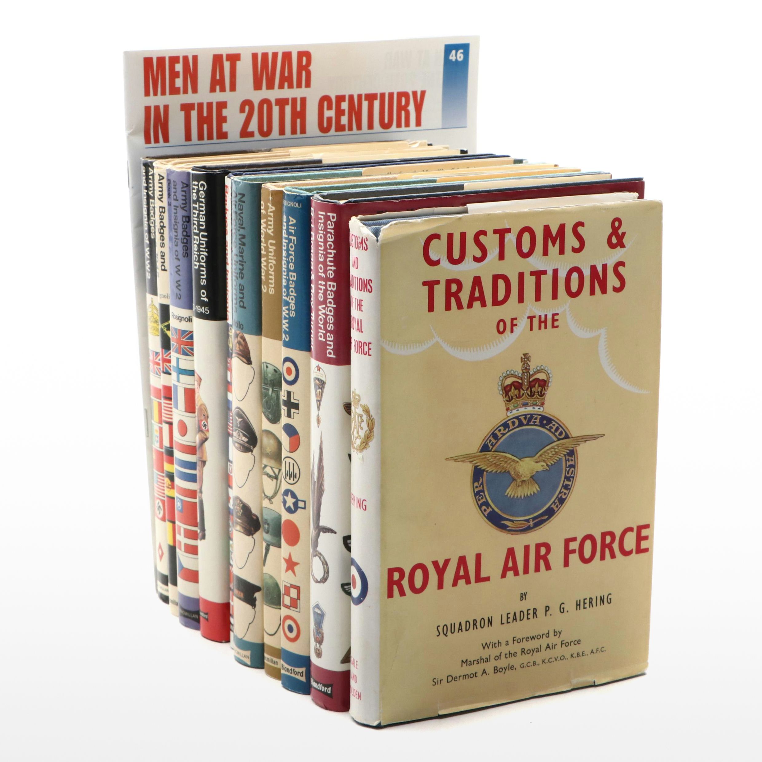 First Edition "Customs and Traditions of the Royal Air Force" and More Books