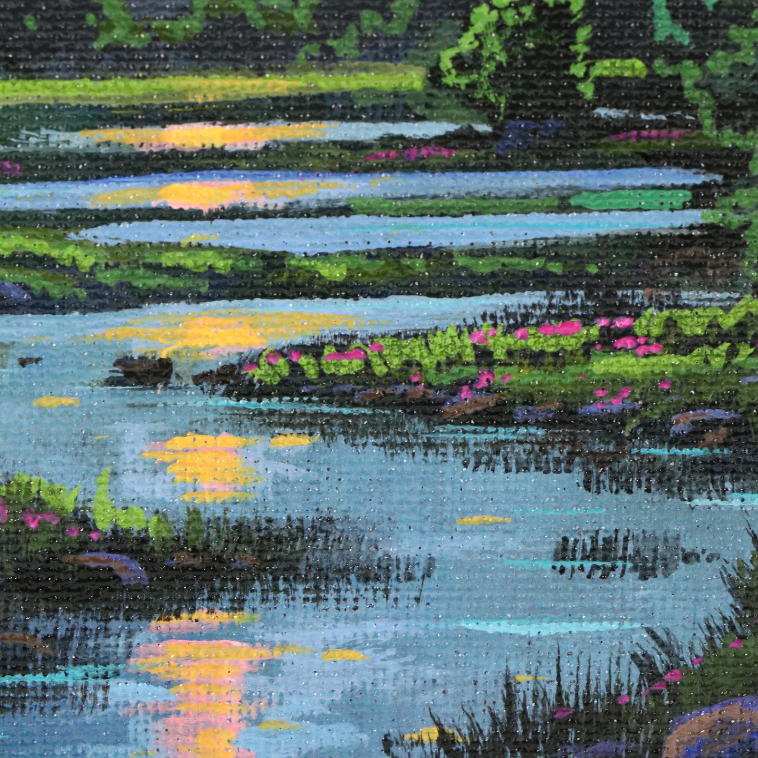 Doug "Bumo" Johnpeer Nocturne Landscape Oil Painting, 2025