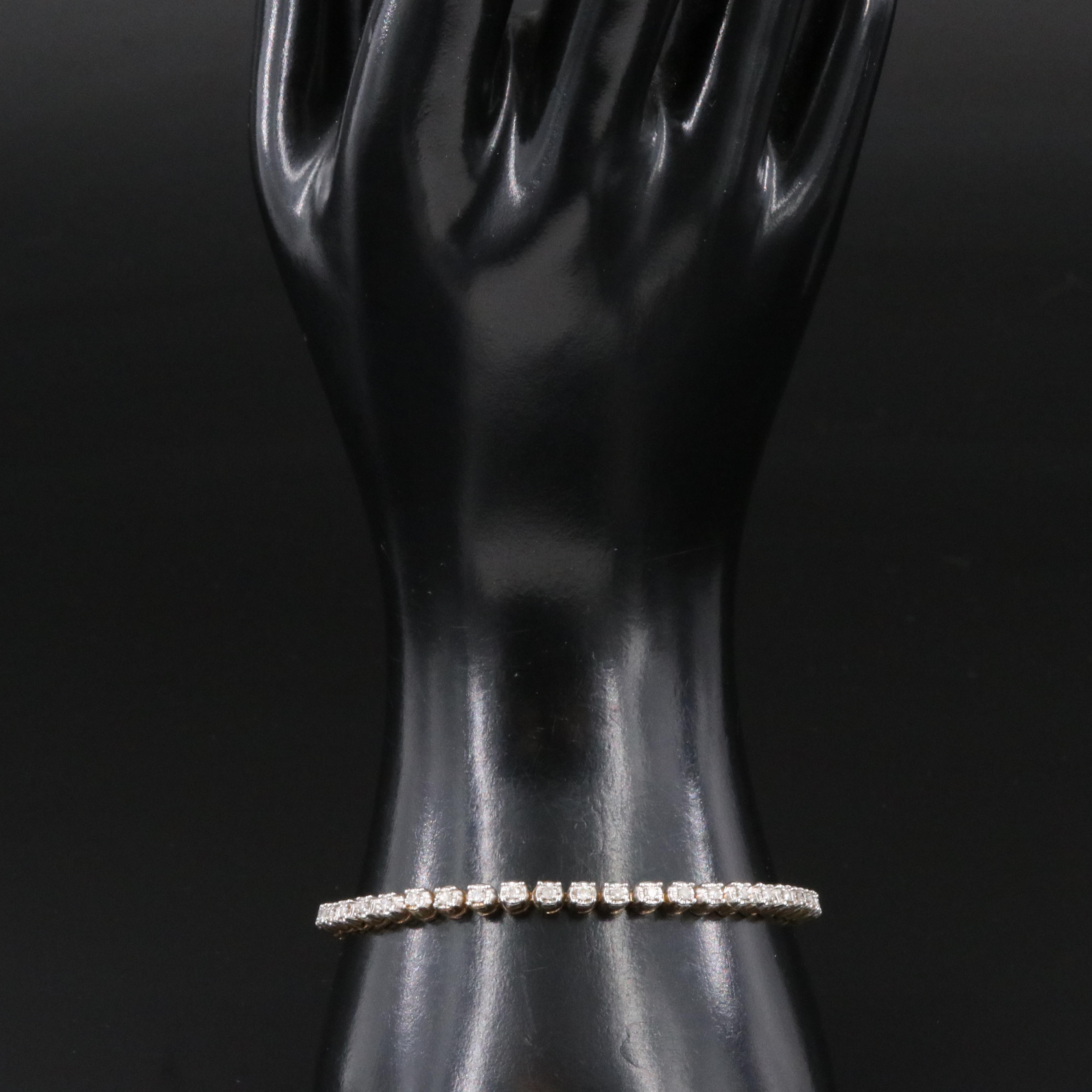 14K 0.96 CTW Diamond Bracelet