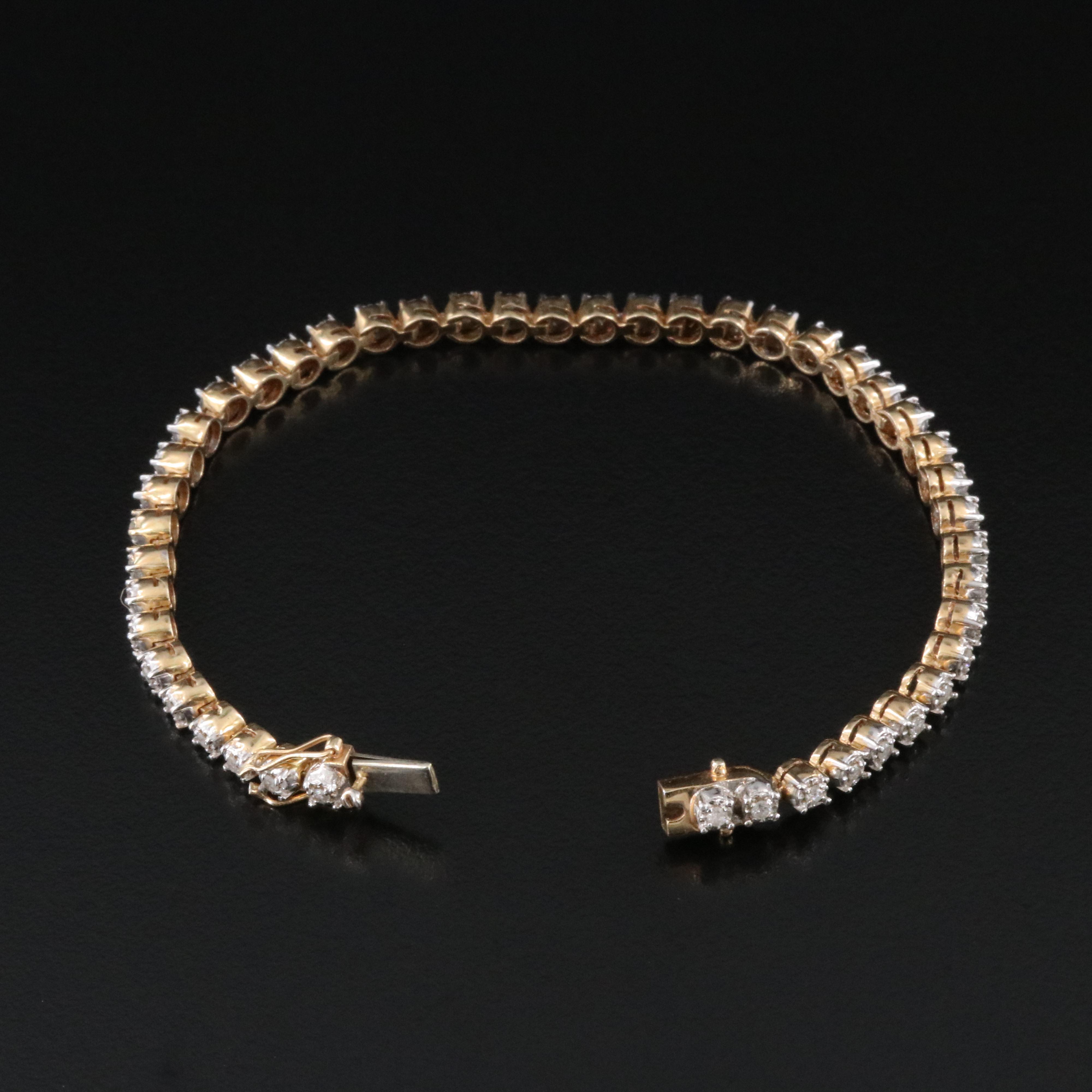 14K 0.96 CTW Diamond Bracelet