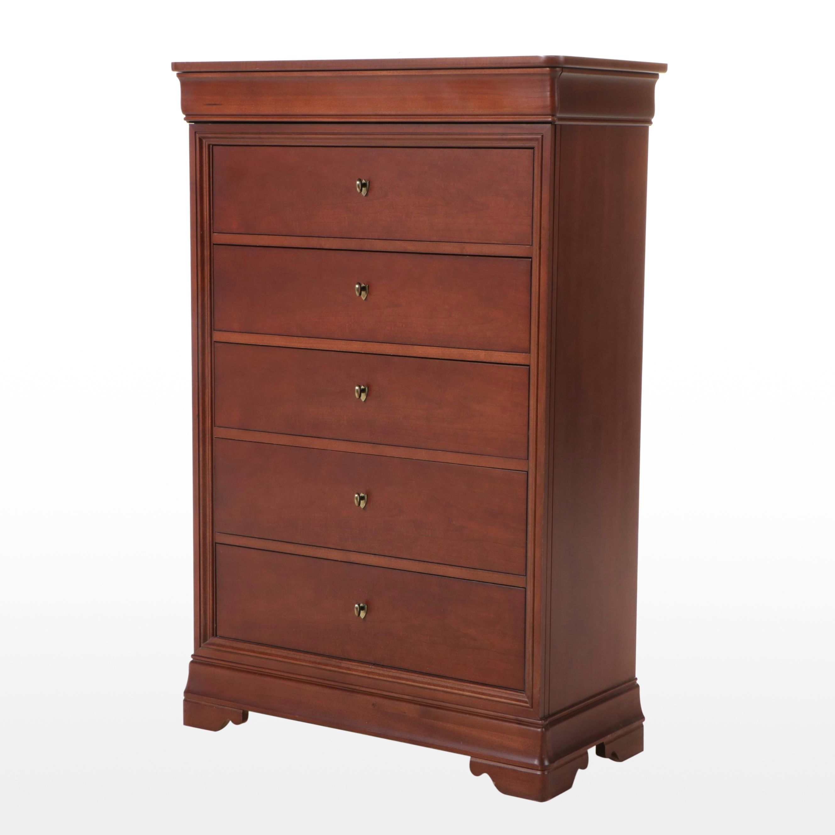 Impressions by Thomasville Louis Philippe Style Cherry Chest of Drawers