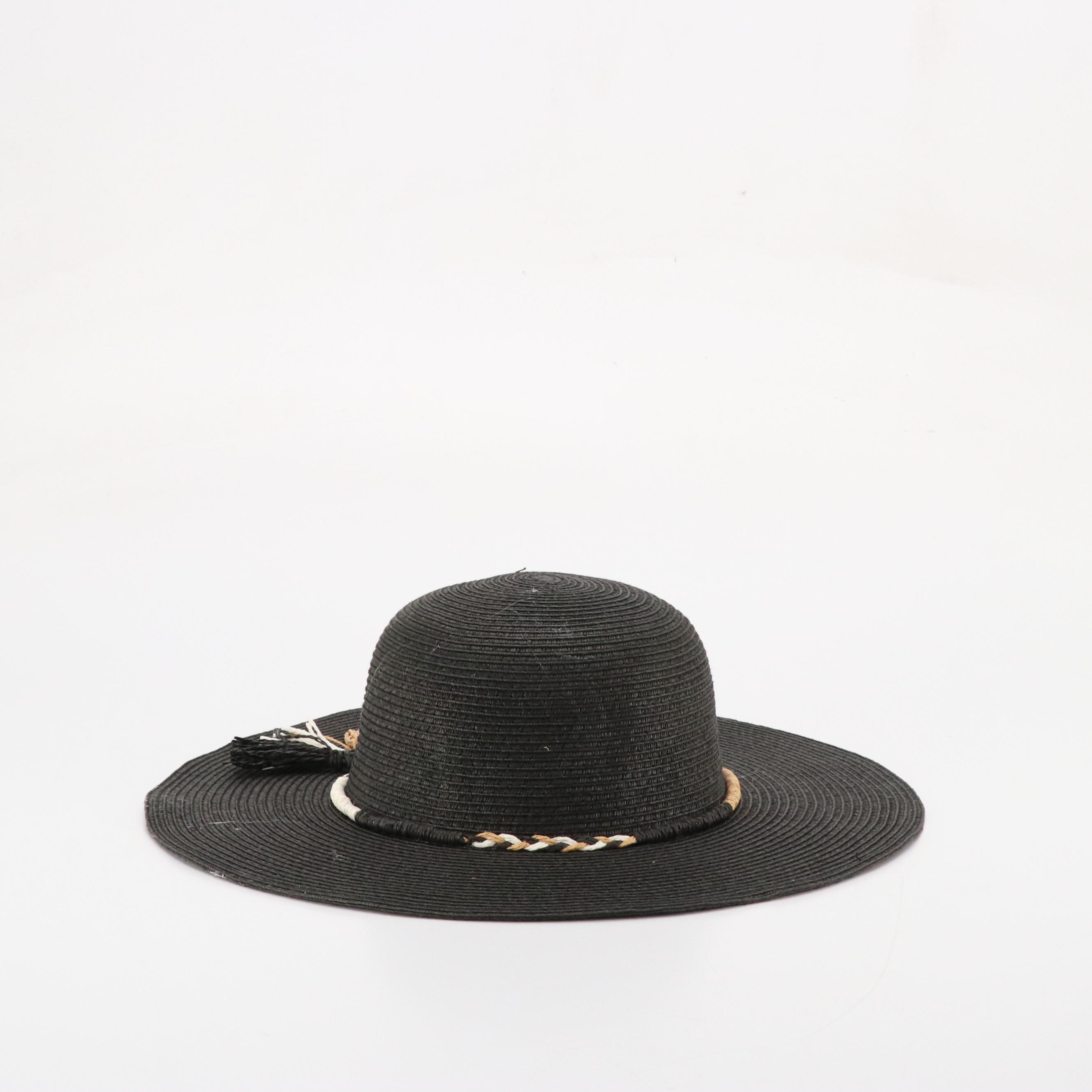 Platter Hat, Breton Hat, and Woven Wide Brim Hats