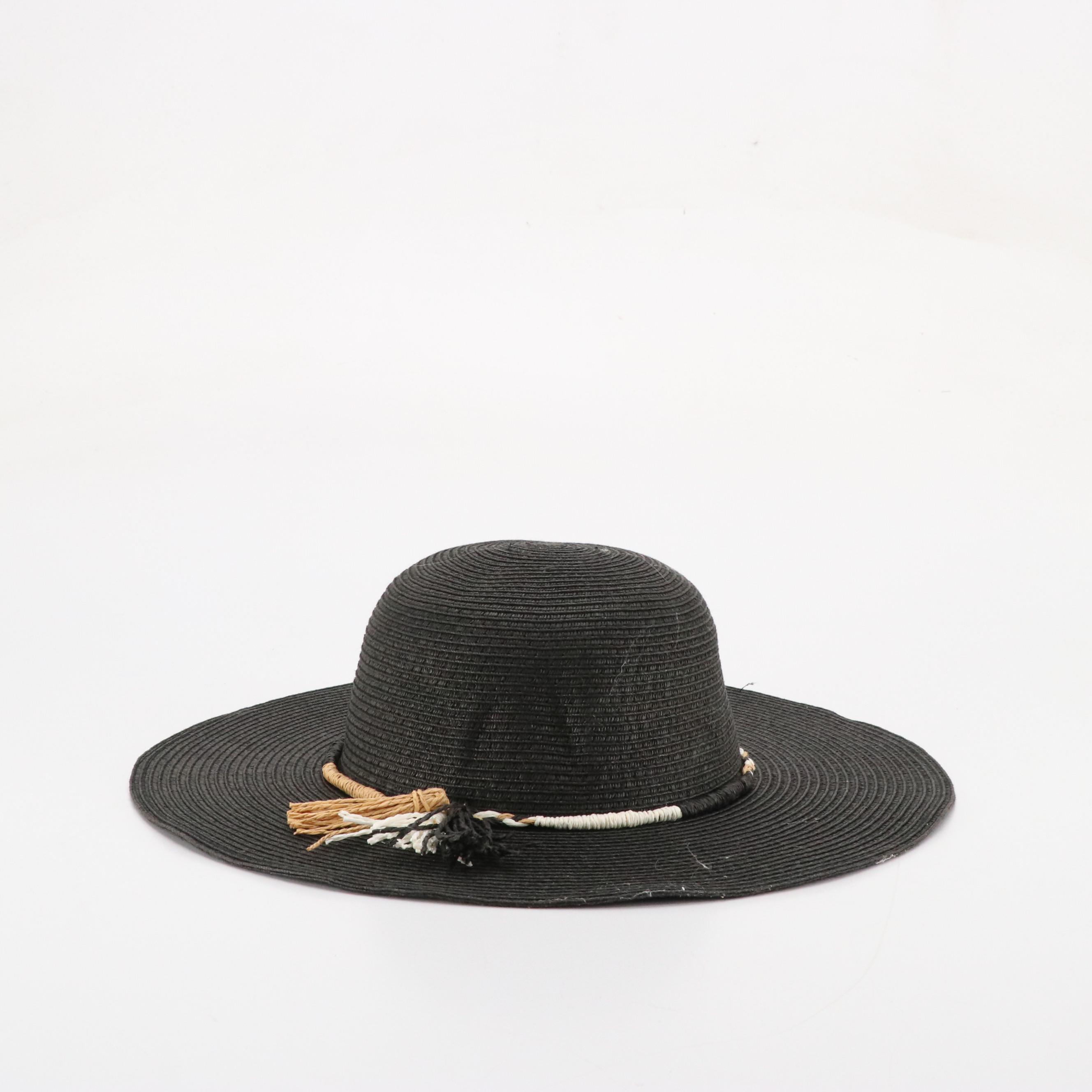 Platter Hat, Breton Hat, and Woven Wide Brim Hats