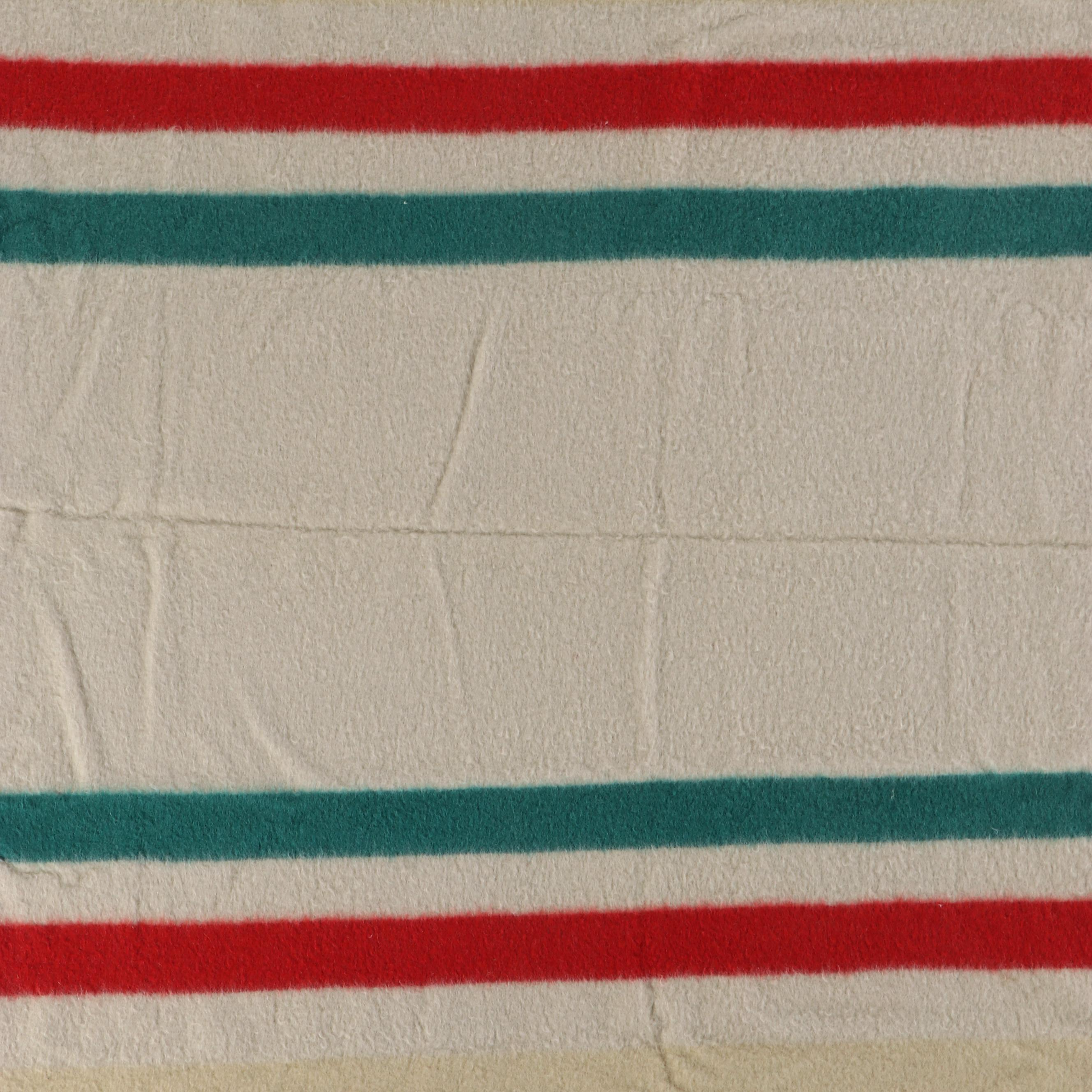 Hudson's Bay Company Striped Wool Throw Blanket