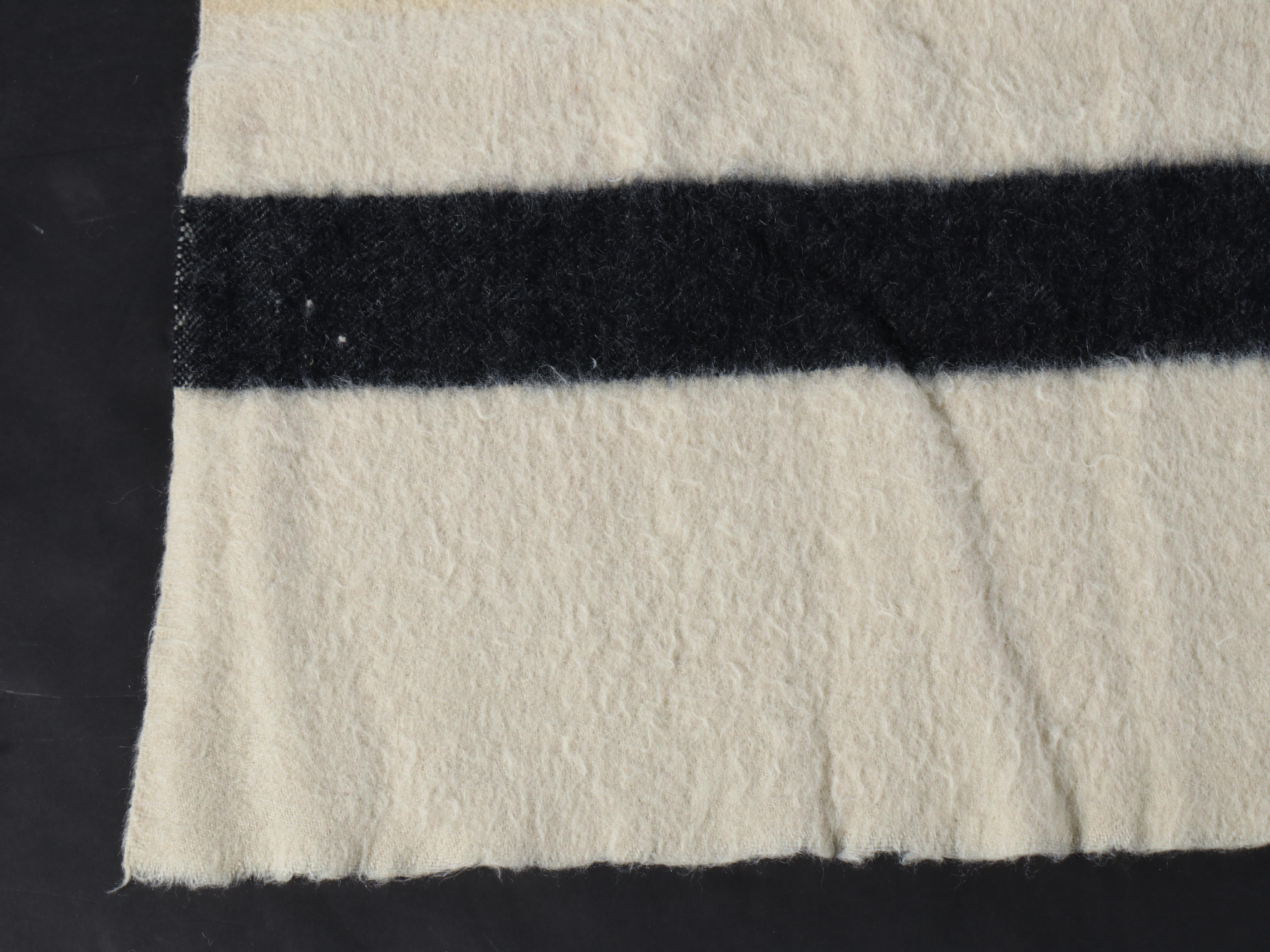 Hudson's Bay Company Striped Wool Throw Blanket