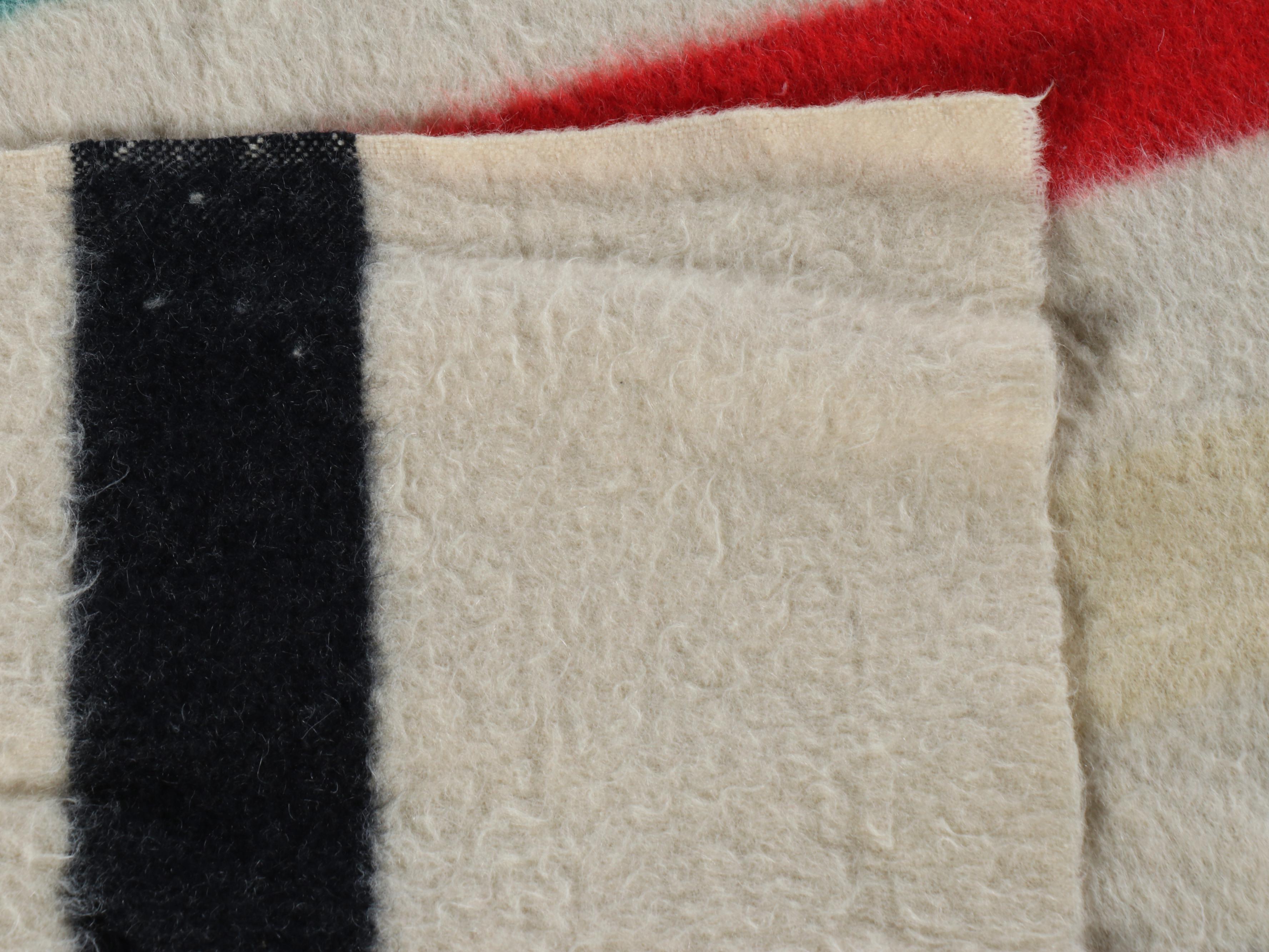 Hudson's Bay Company Striped Wool Throw Blanket