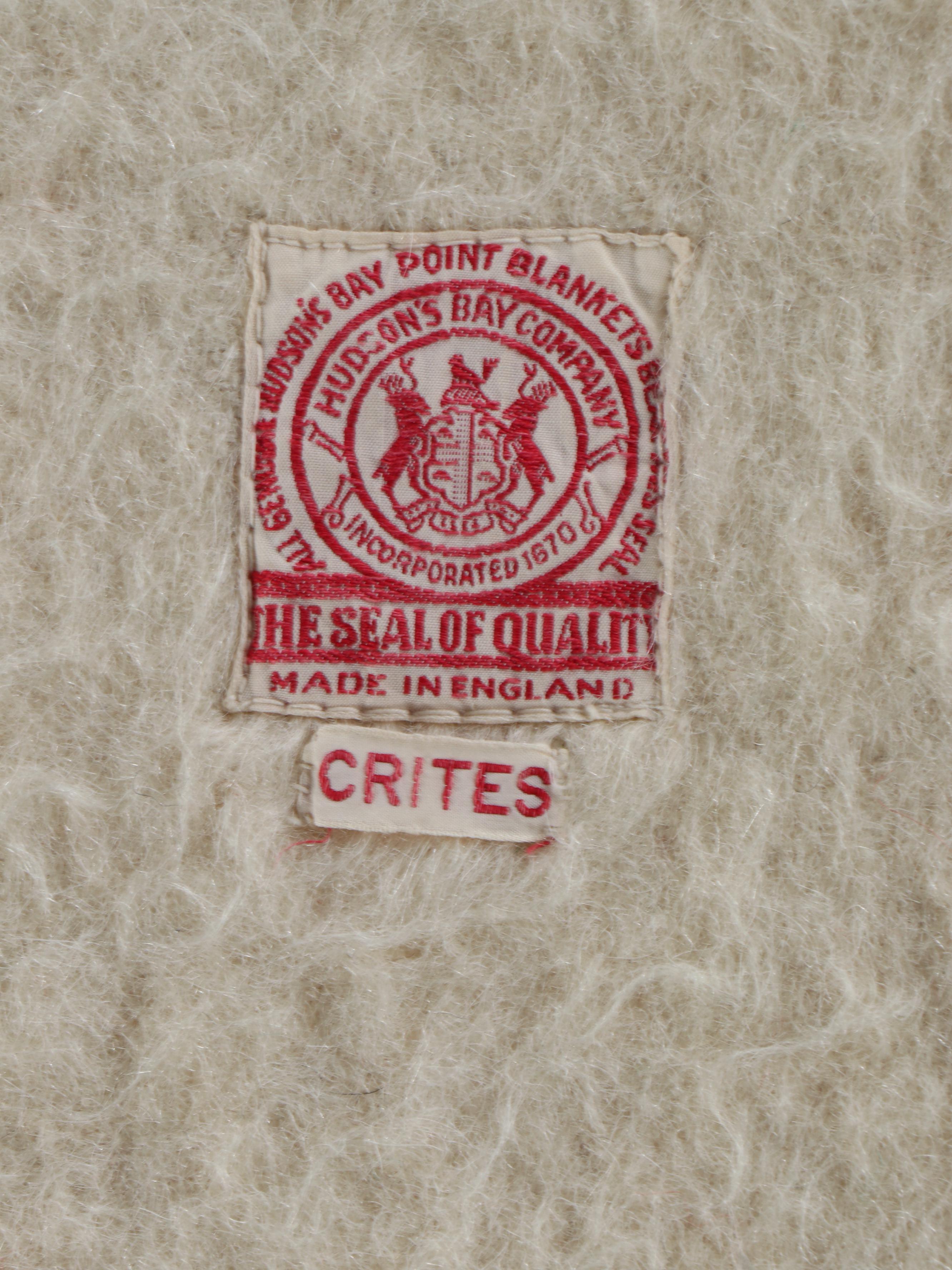 Hudson's Bay Company Striped Wool Throw Blanket