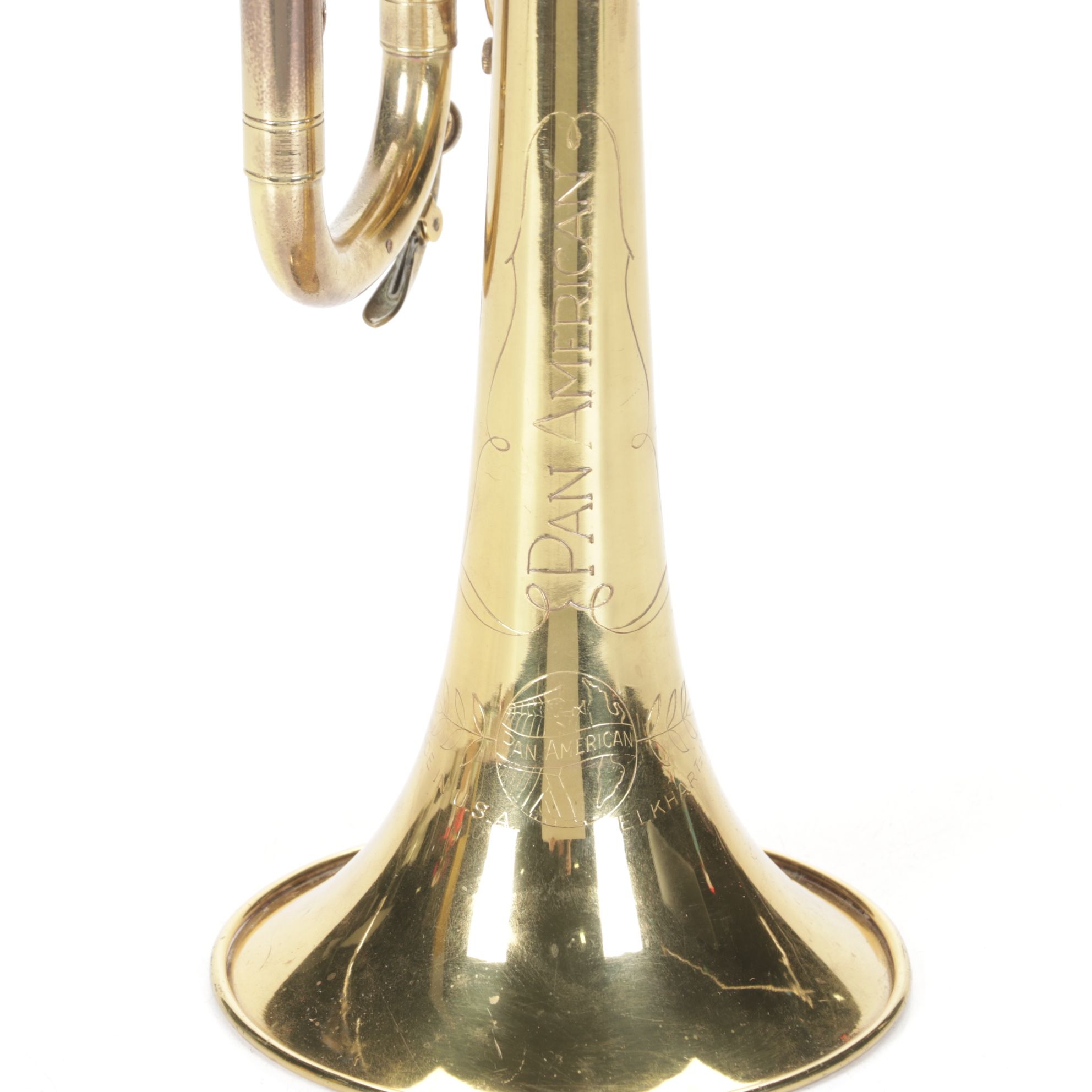 Conn "Pan-American" Trumpet with Case, Mid-20th Century