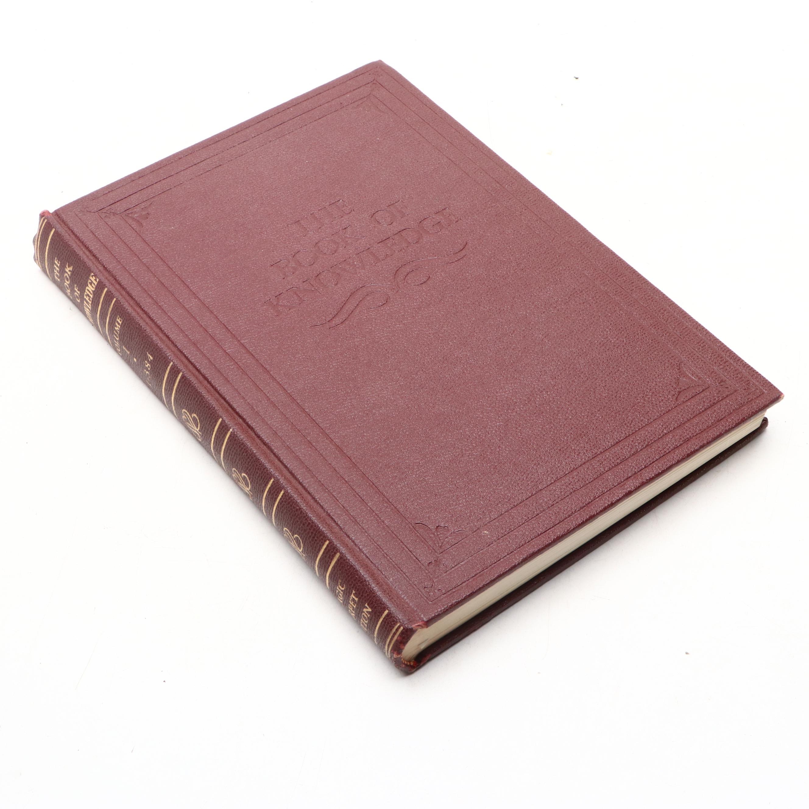 "The Book of Knowledge" Children's Encyclopedia Complete Set, 1955