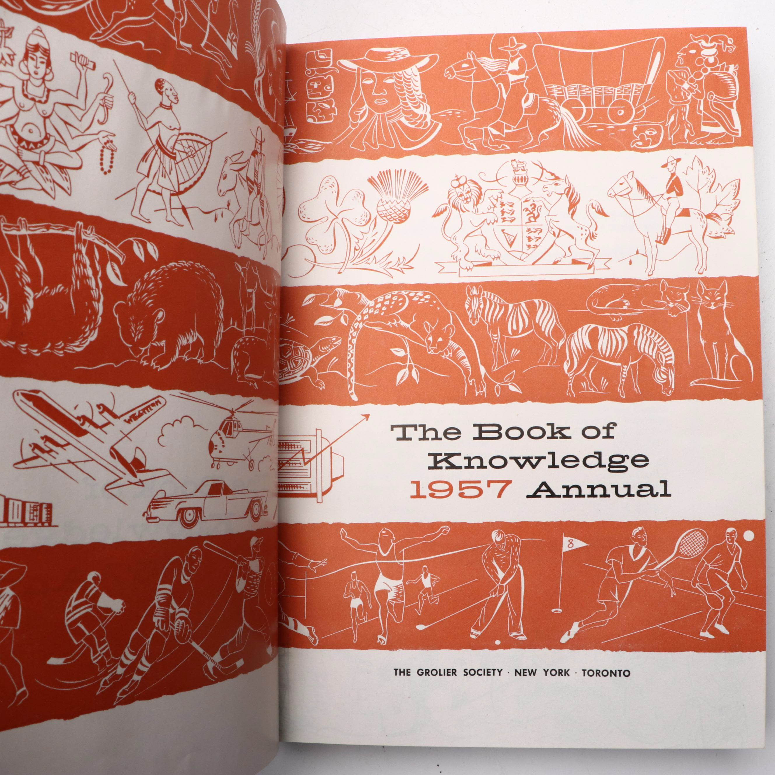 "The Book of Knowledge" Children's Encyclopedia Complete Set, 1955