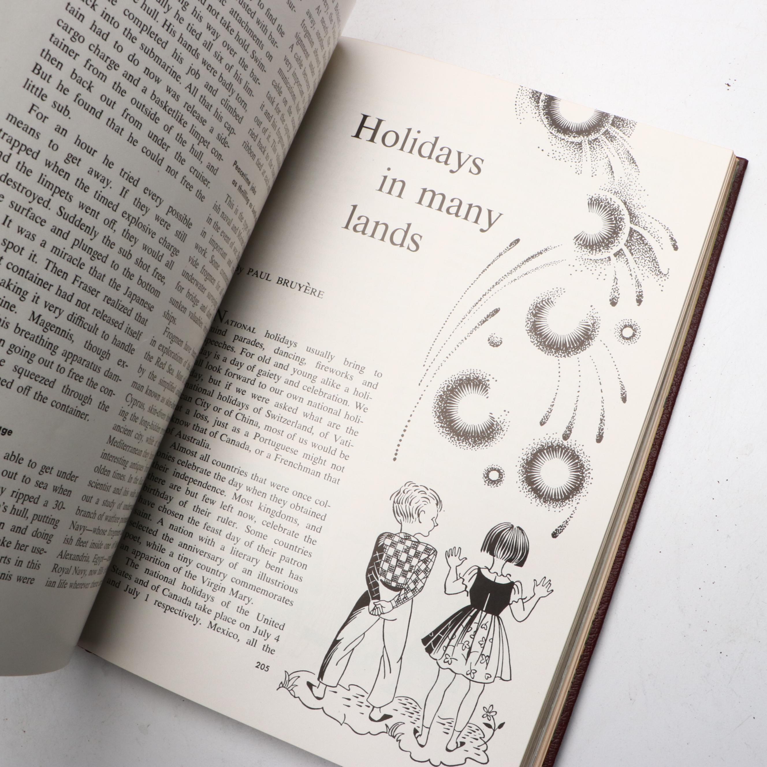 "The Book of Knowledge" Children's Encyclopedia Complete Set, 1955