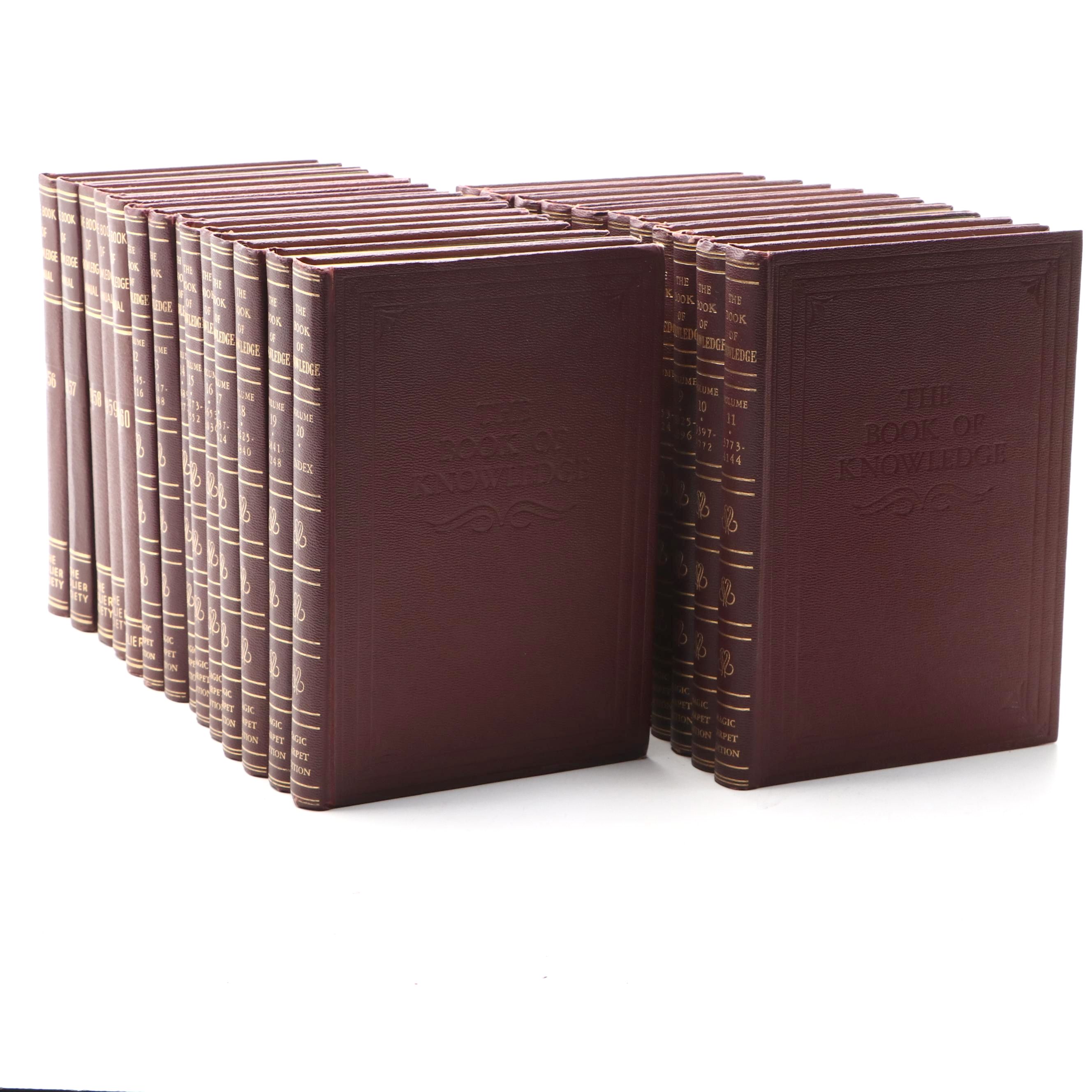 "The Book of Knowledge" Children's Encyclopedia Complete Set, 1955