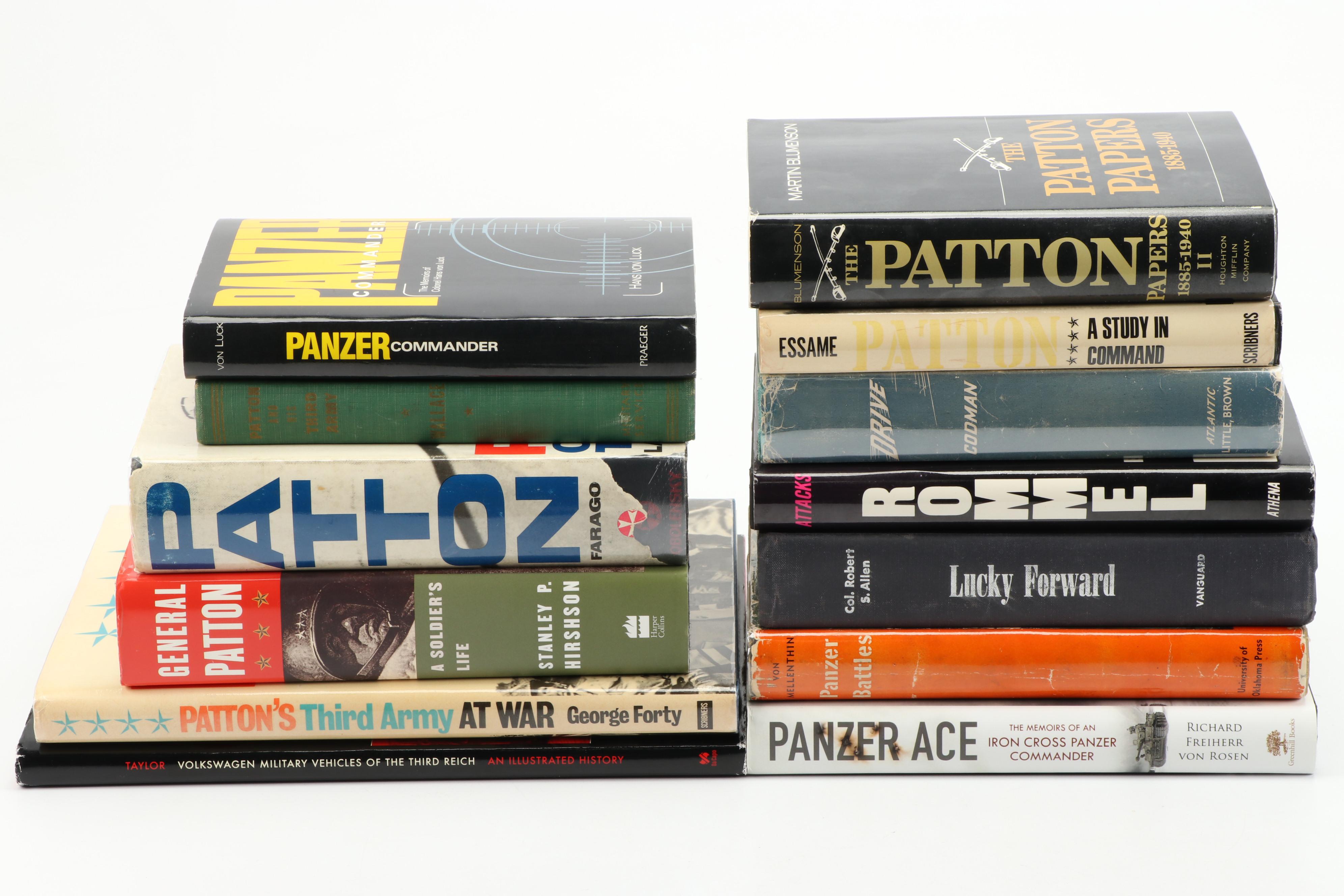 "General Patton" First Edition by Stanley P. Hirshson with More WWII Books