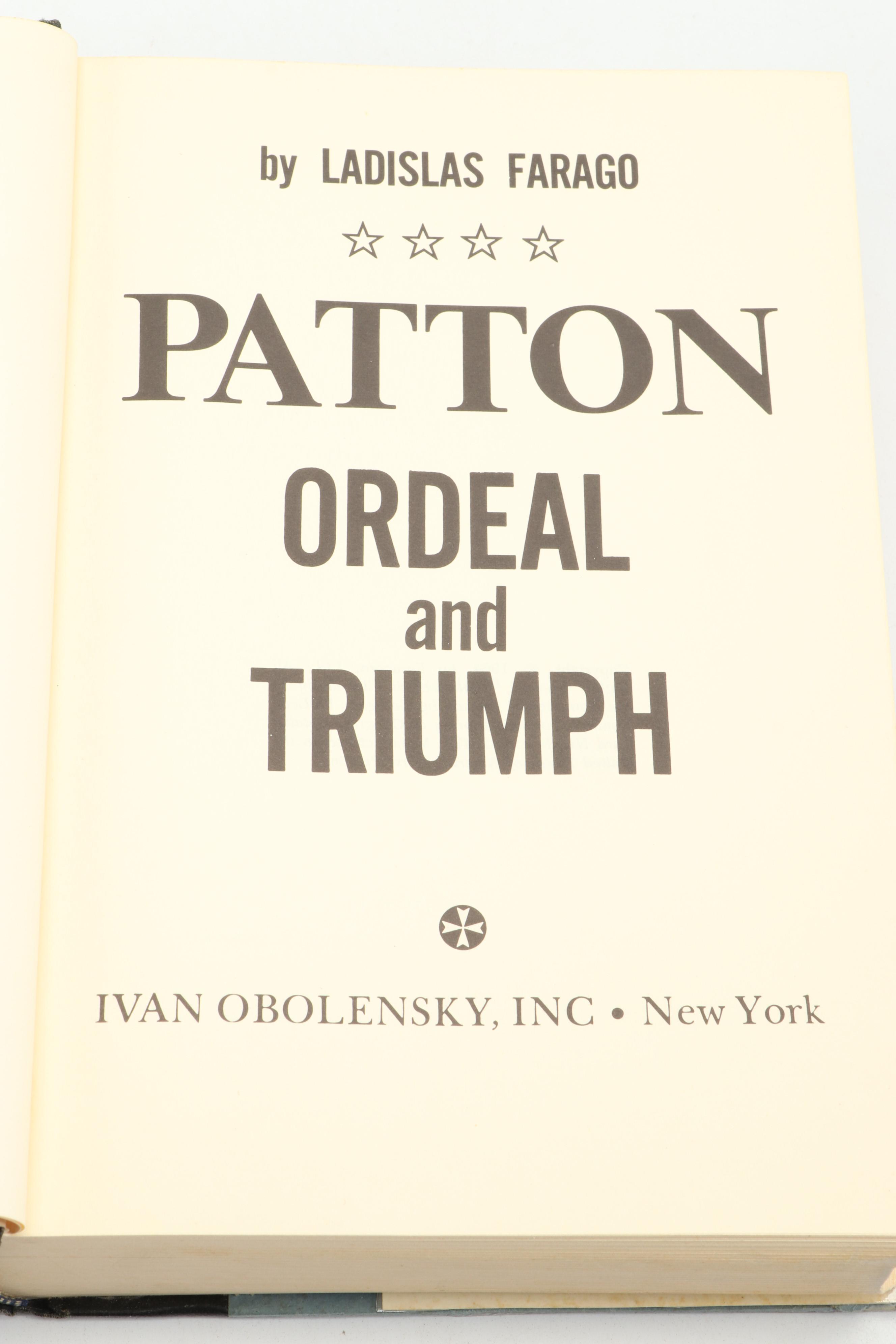 "General Patton" First Edition by Stanley P. Hirshson with More WWII Books