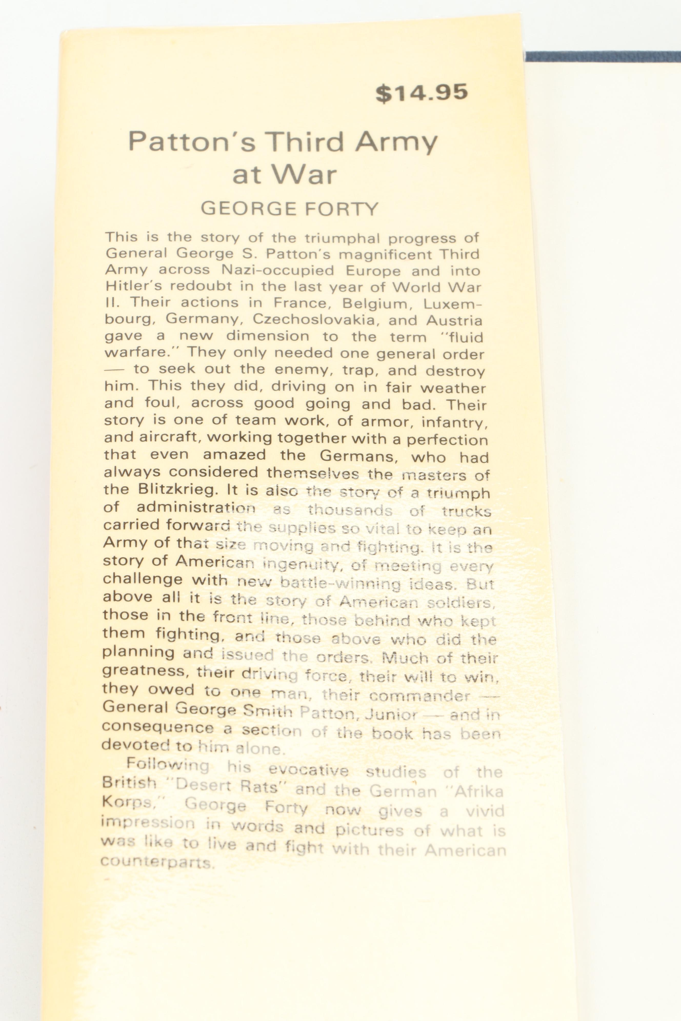 "General Patton" First Edition by Stanley P. Hirshson with More WWII Books