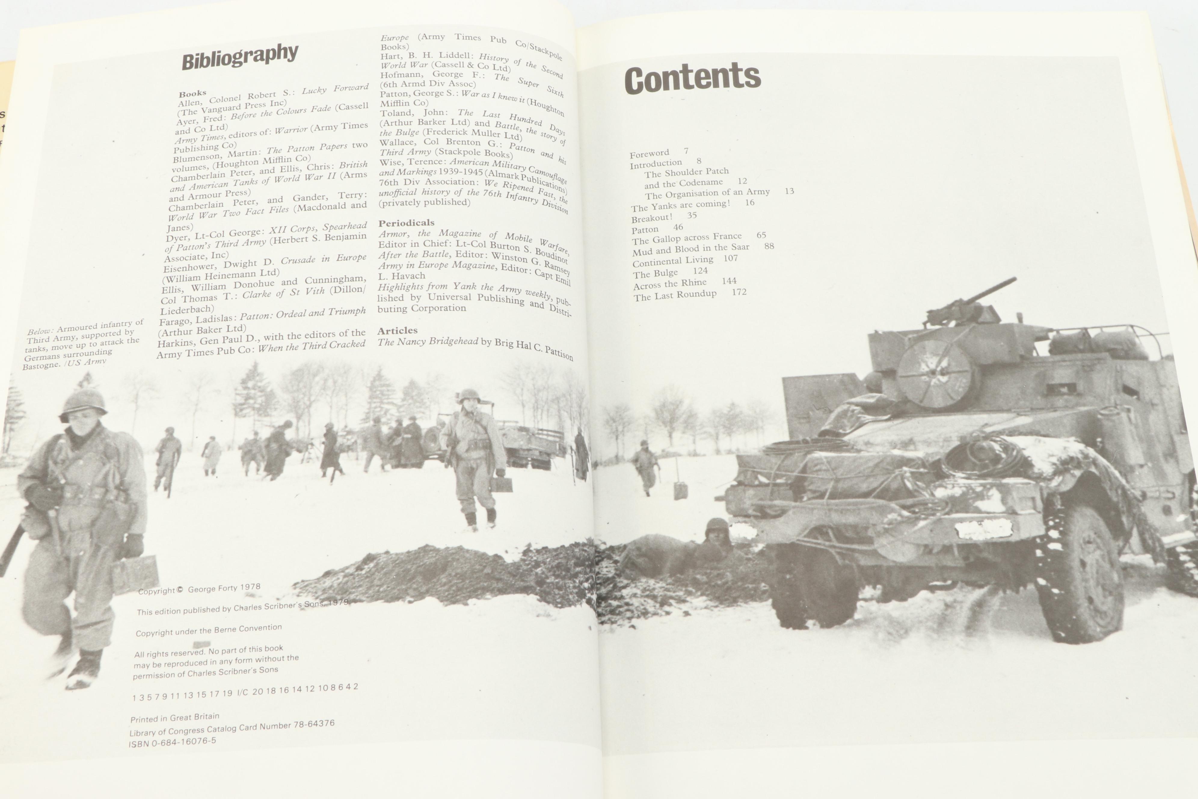 "General Patton" First Edition by Stanley P. Hirshson with More WWII Books