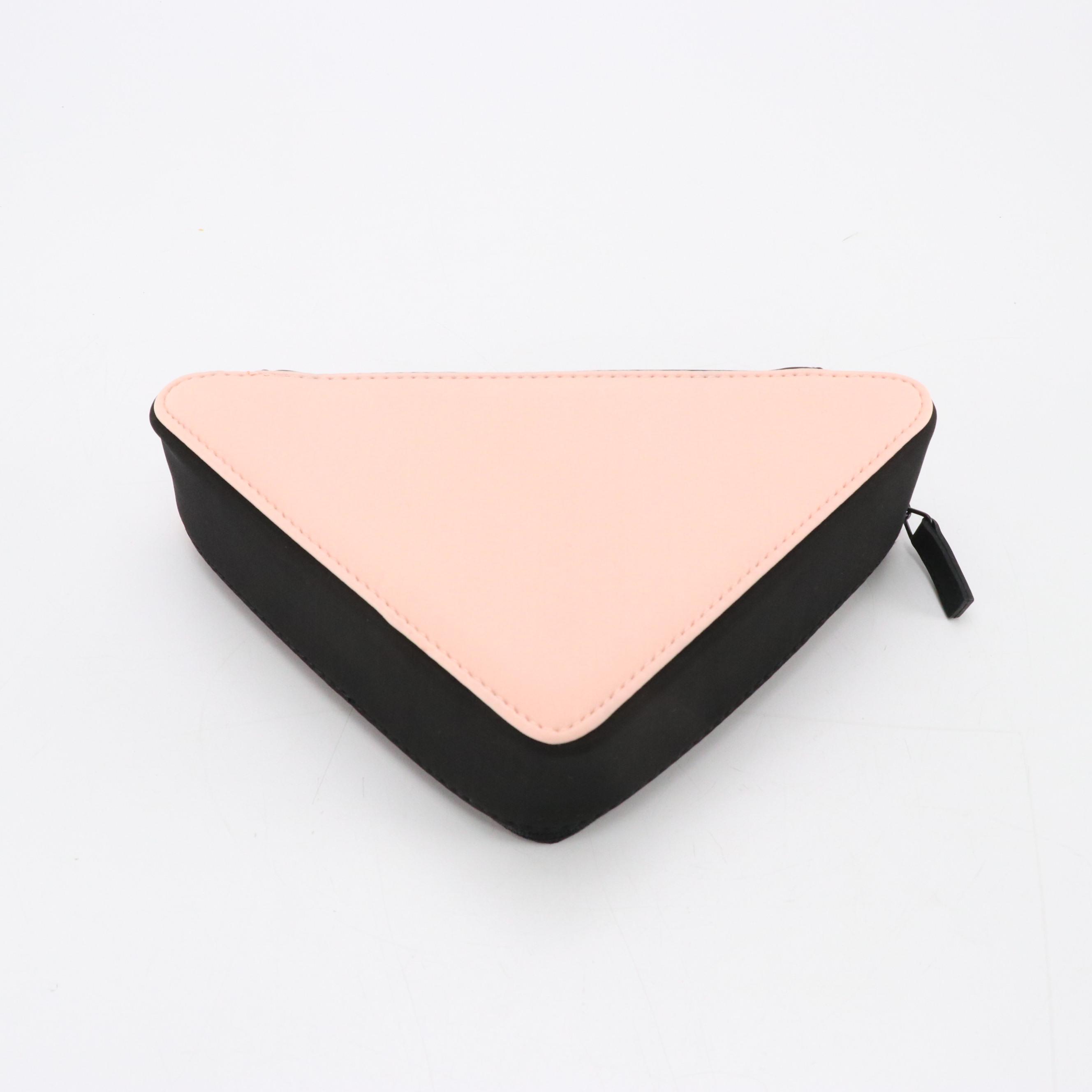 Prada Beauty Promotional Pink Triangle Zip Pouch