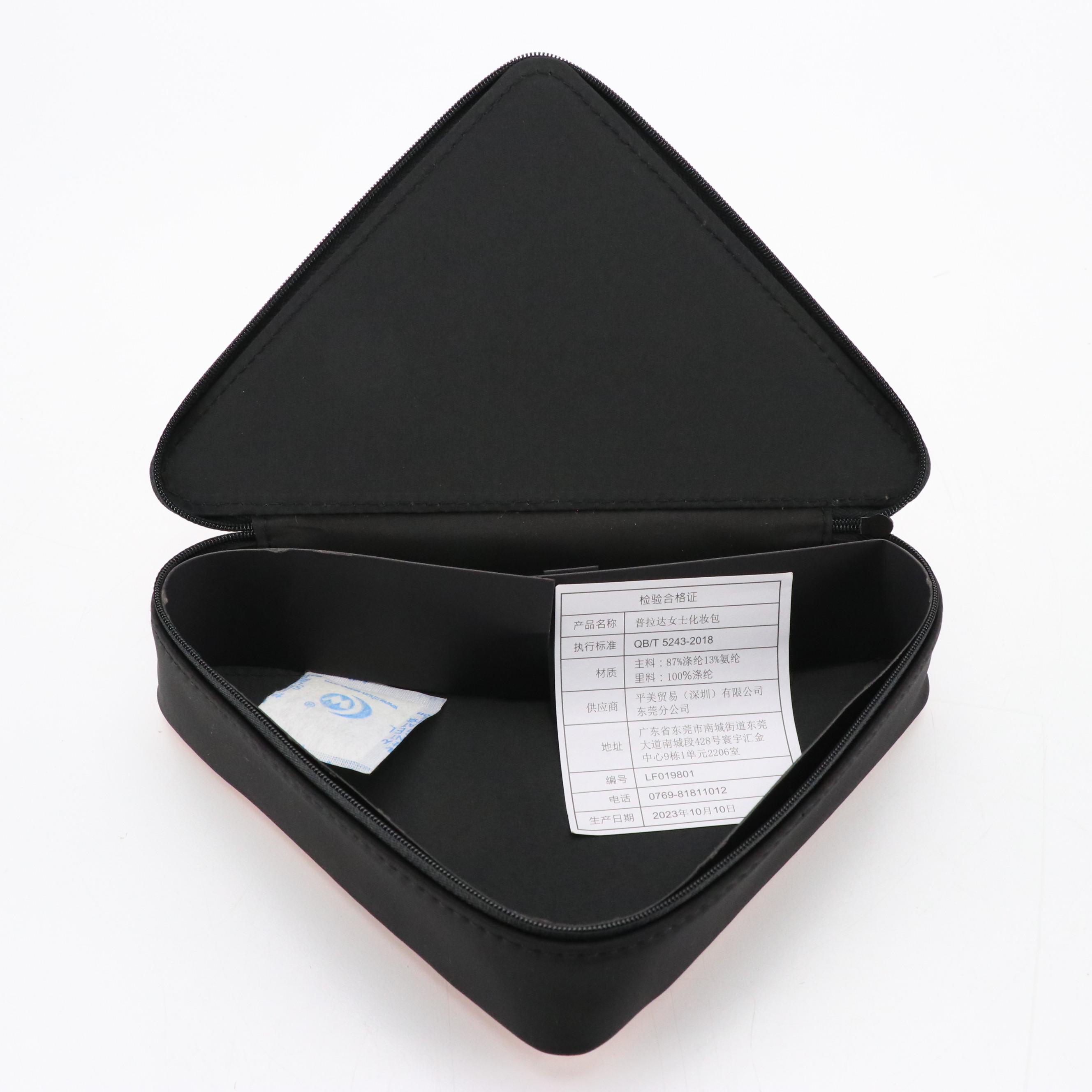 Prada Beauty Promotional Pink Triangle Zip Pouch