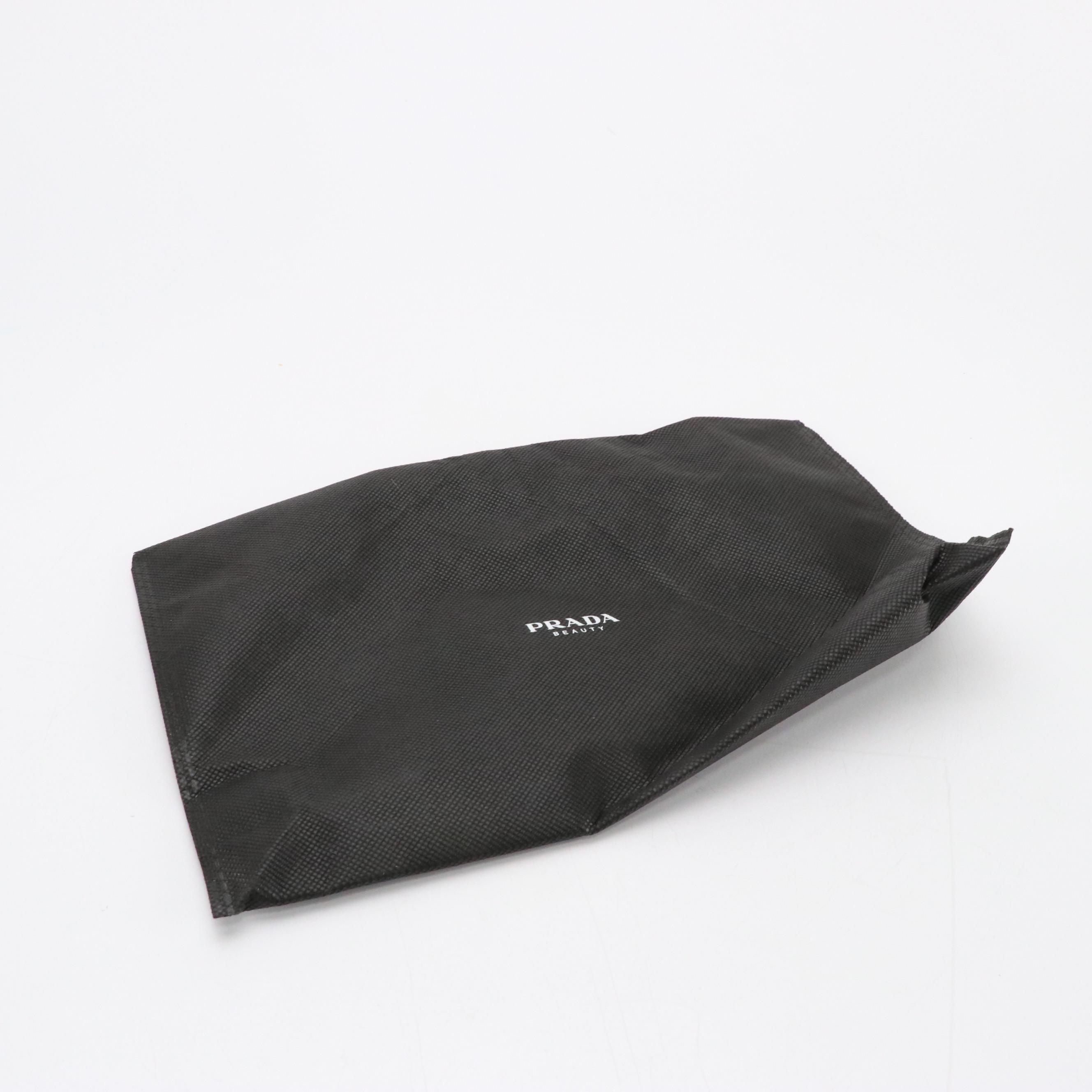 Prada Beauty Promotional Pink Triangle Zip Pouch