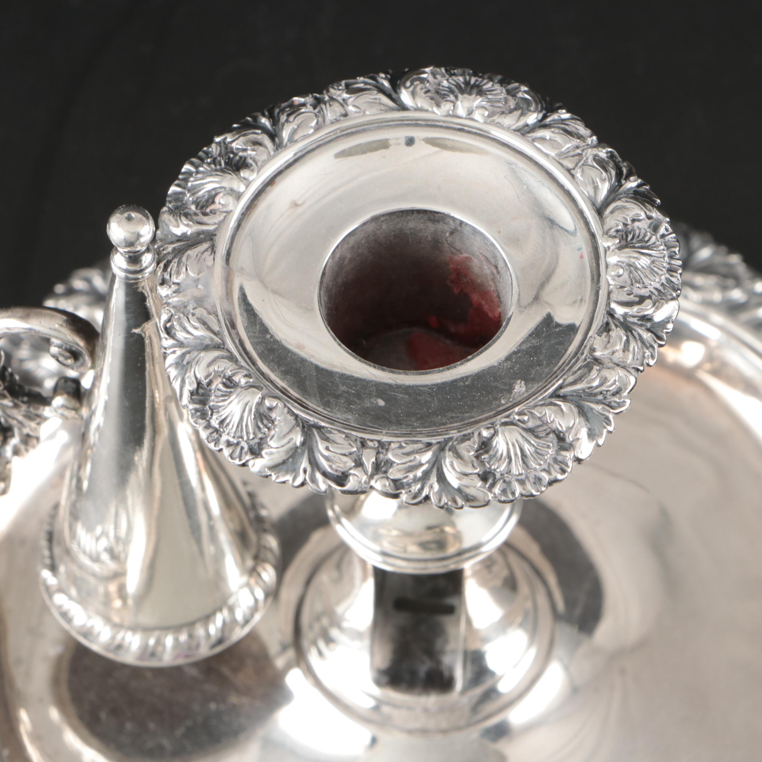 Rebecca Emes & Edward Barnard Sterling Silver Candle Holder, 1903