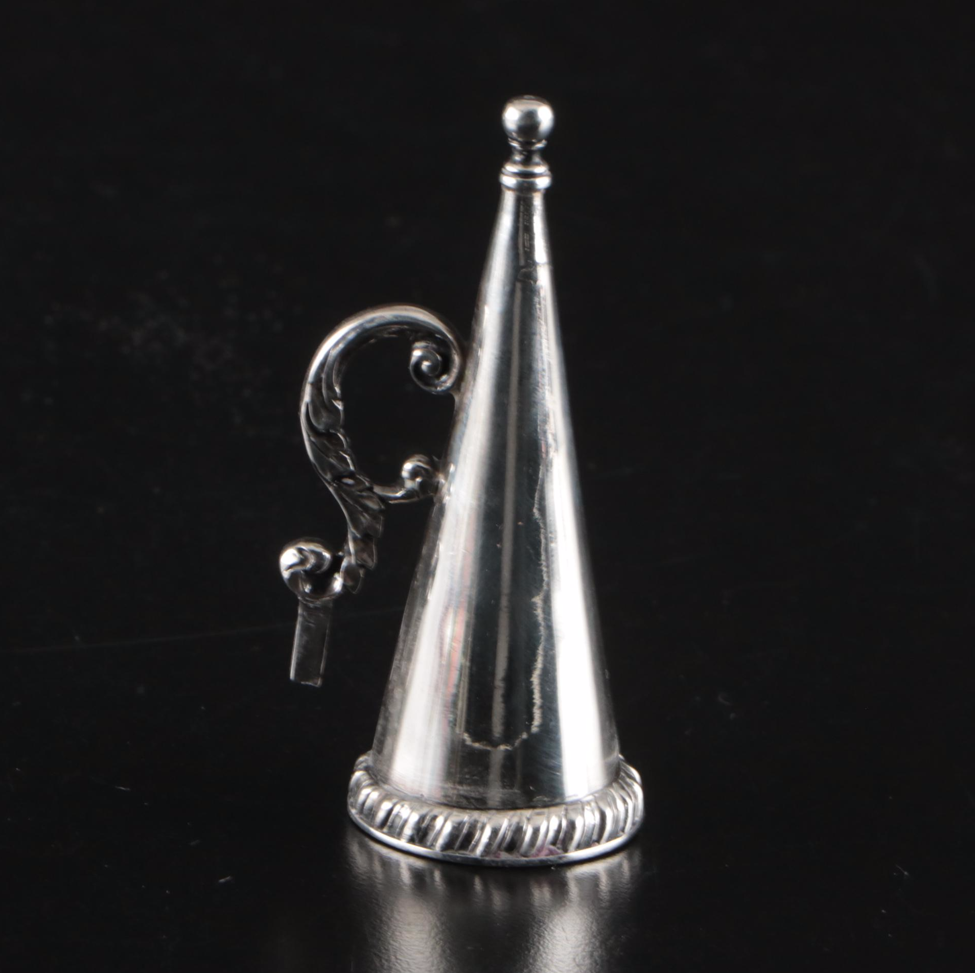 Rebecca Emes & Edward Barnard Sterling Silver Candle Holder, 1903