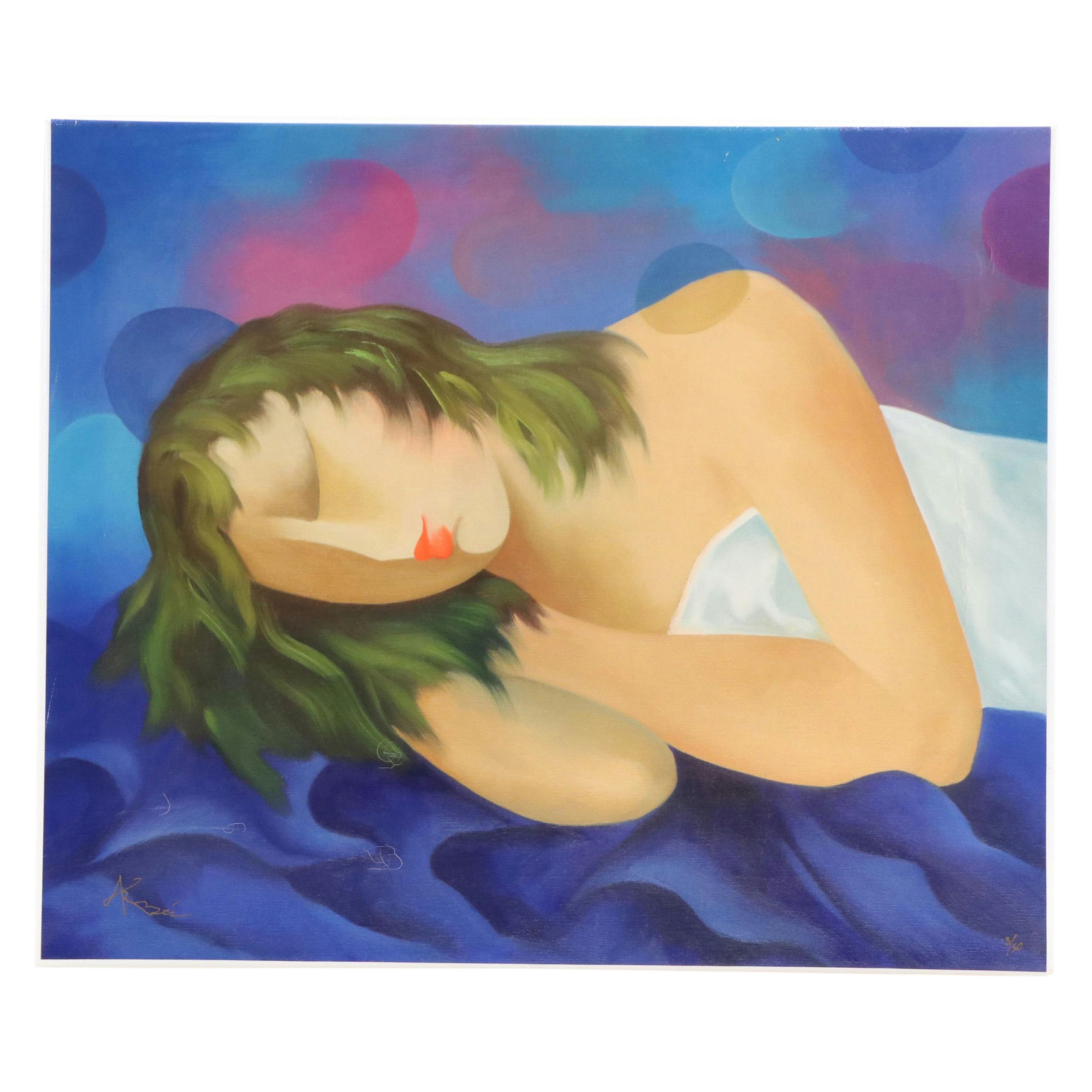 Arbe Berberyan Giclée "Waves of Emotion," 21st Century