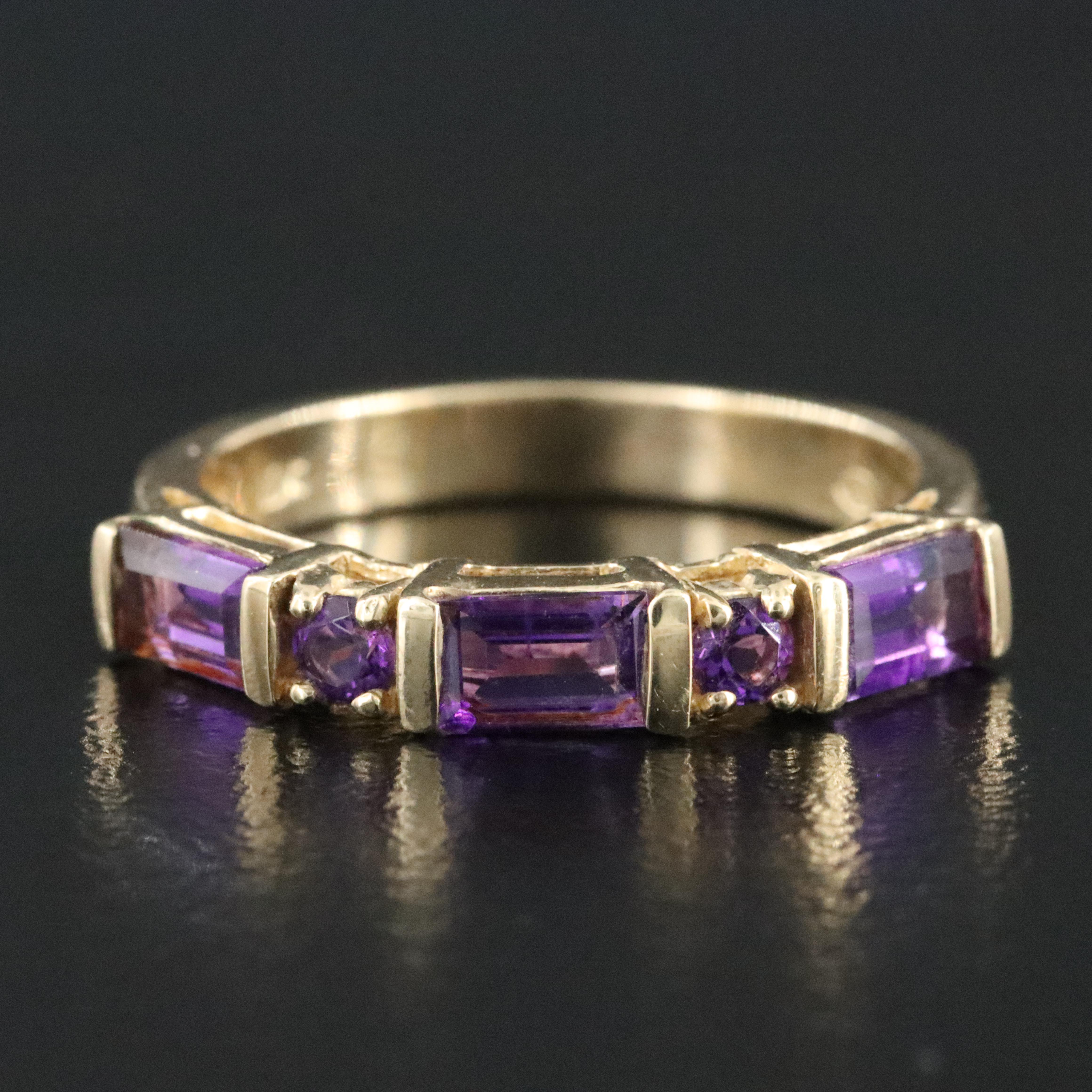 10K Amethyst Ring
