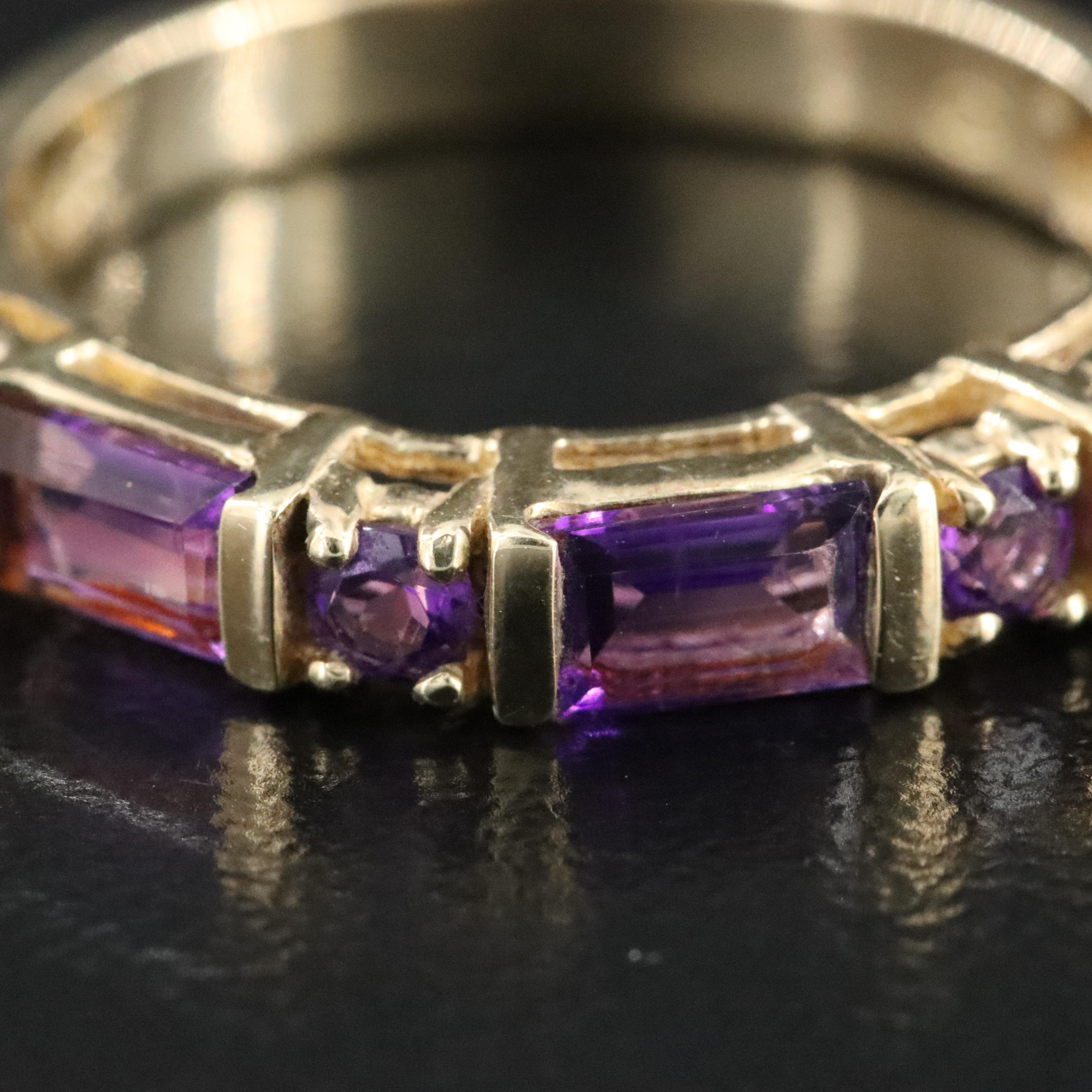 10K Amethyst Ring