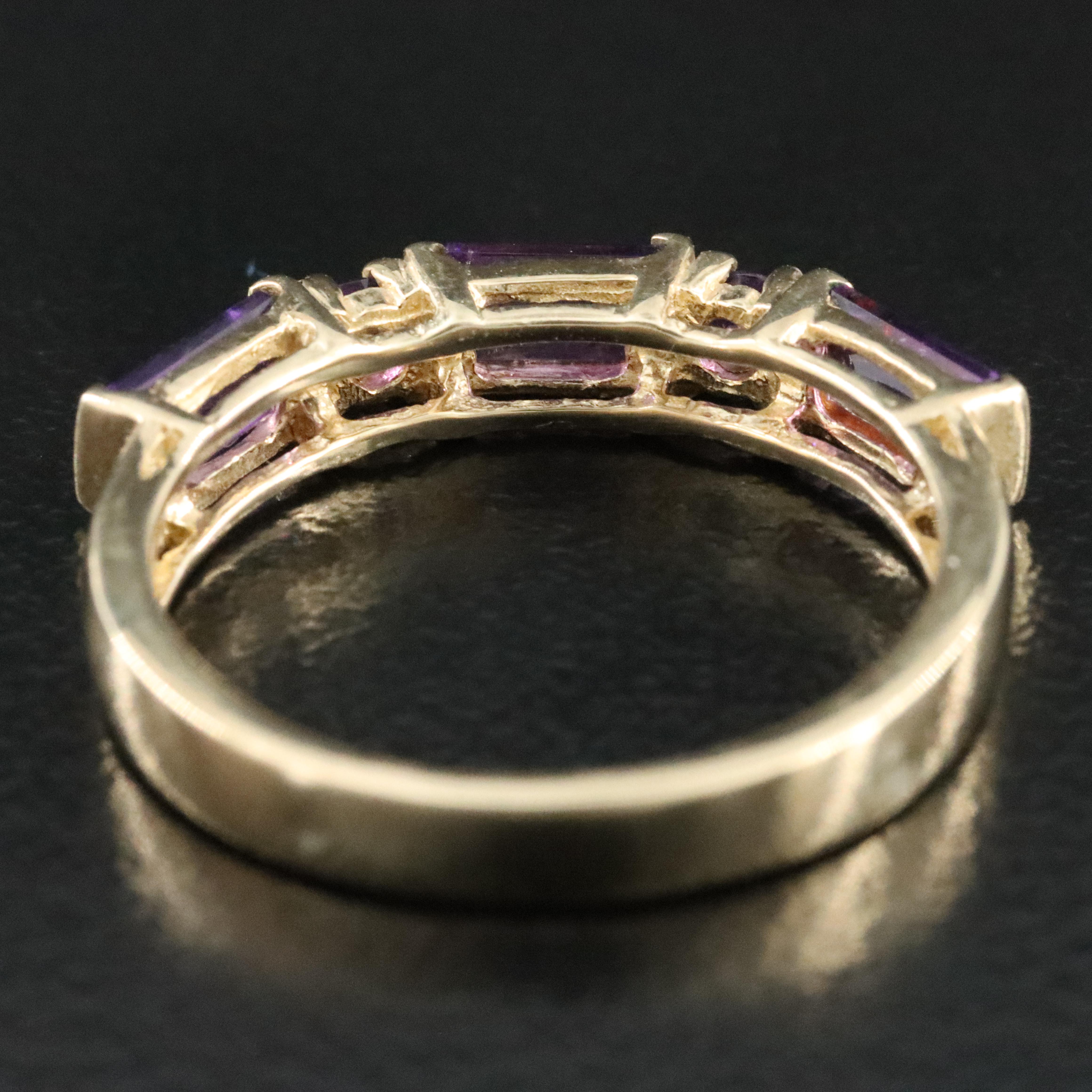 10K Amethyst Ring