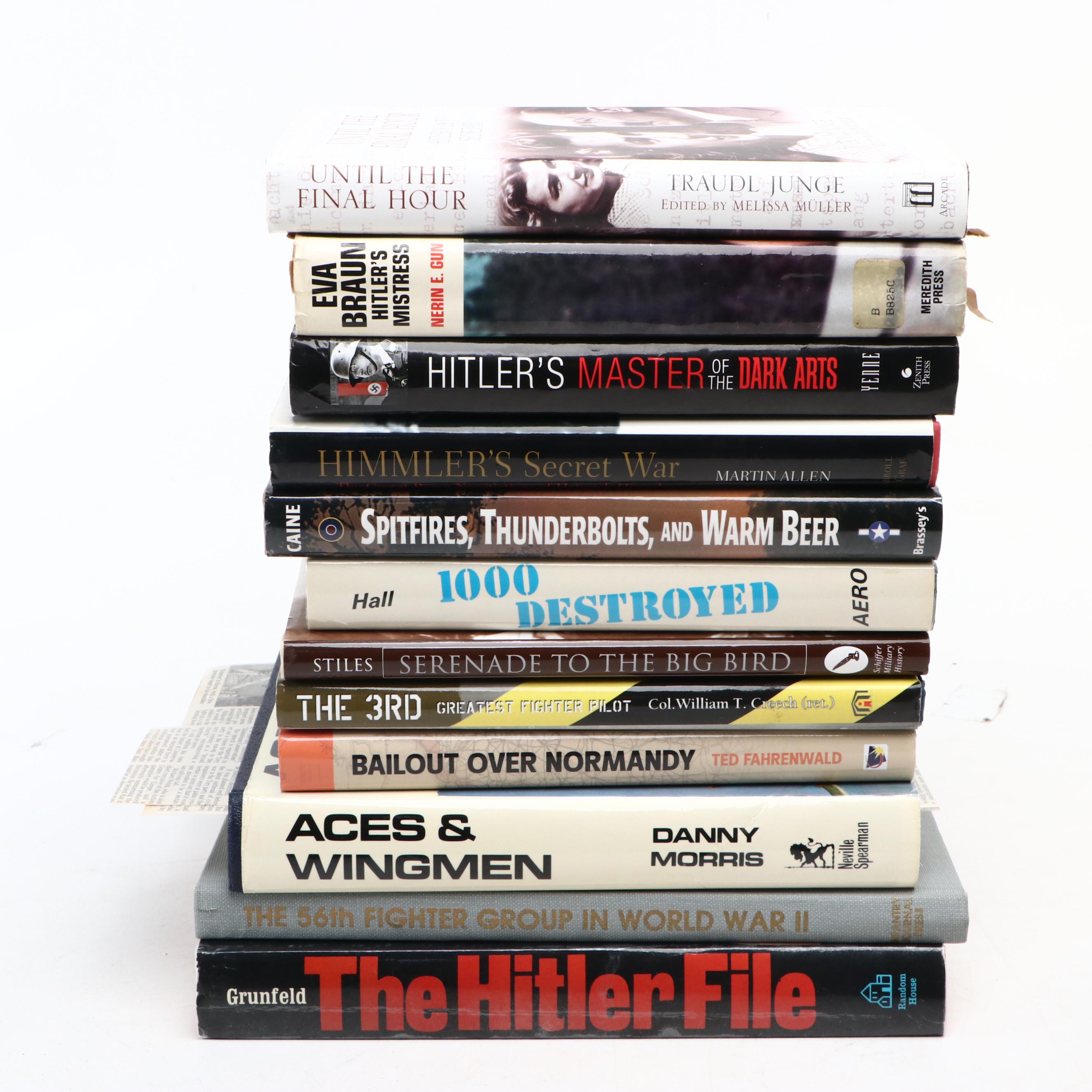 Hub Zemke, Gabby Gabreski and More Signed with Other WWII Books and Ephemera