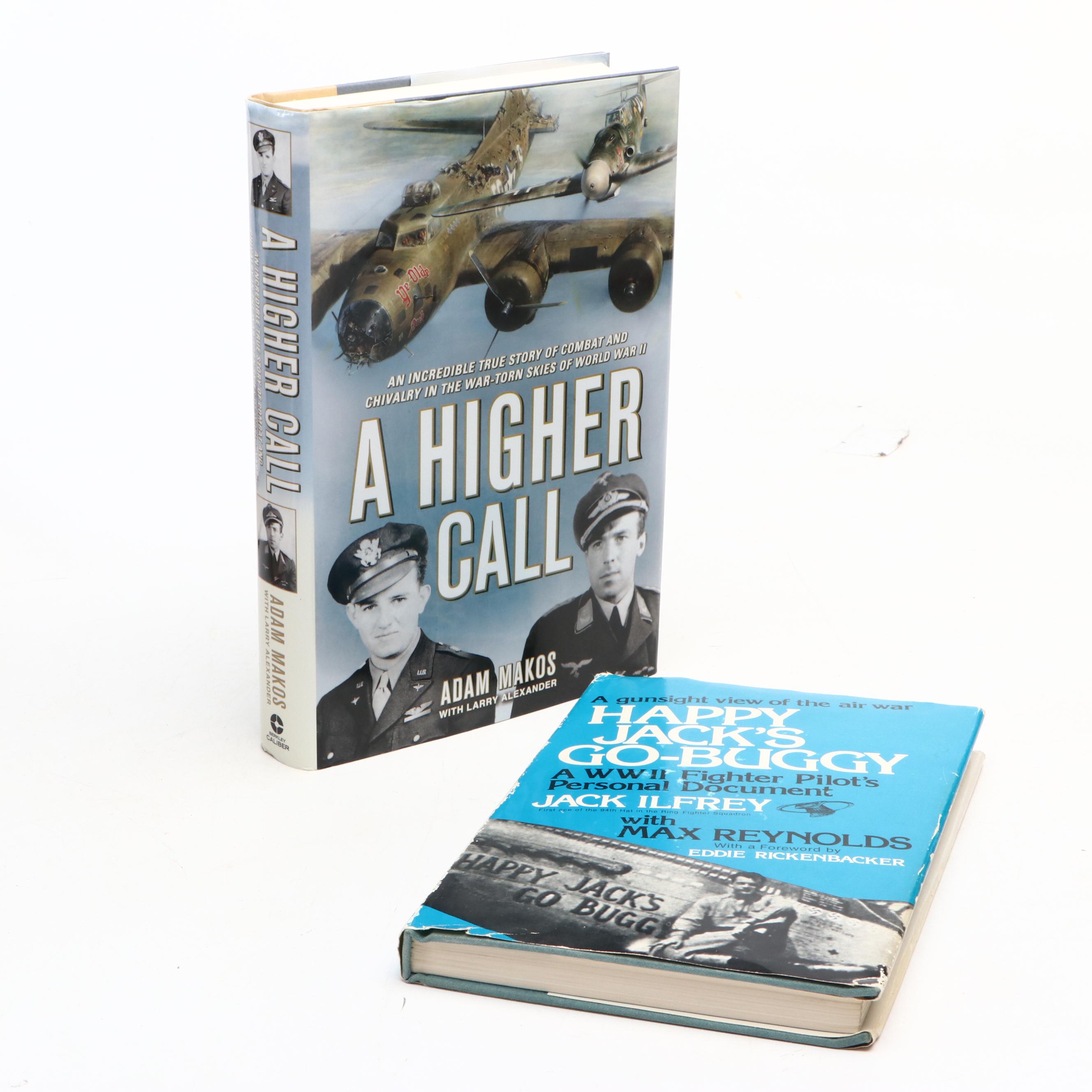 Hub Zemke, Gabby Gabreski and More Signed with Other WWII Books and Ephemera
