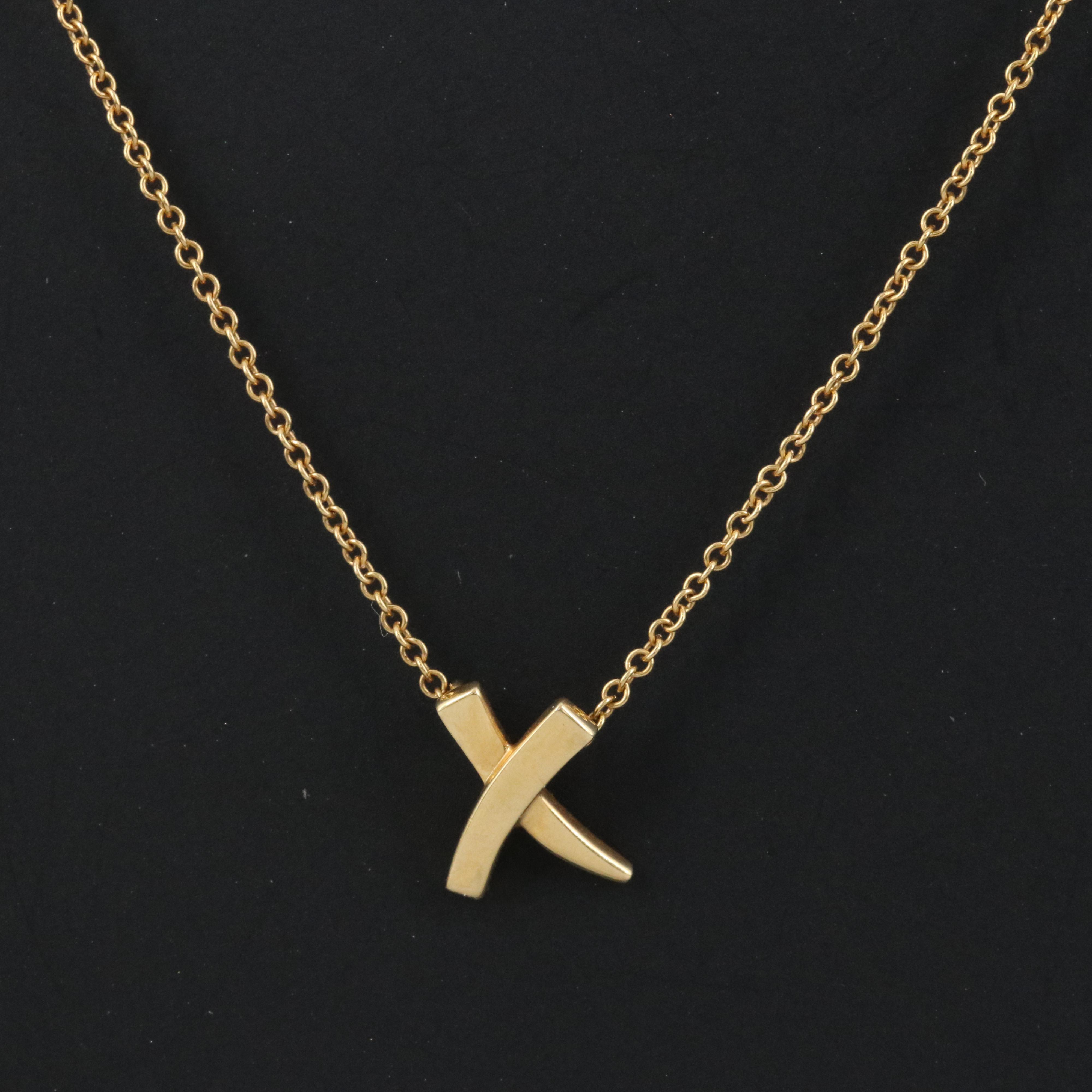 Tiffany & Co. Graffiti X 18K Necklace