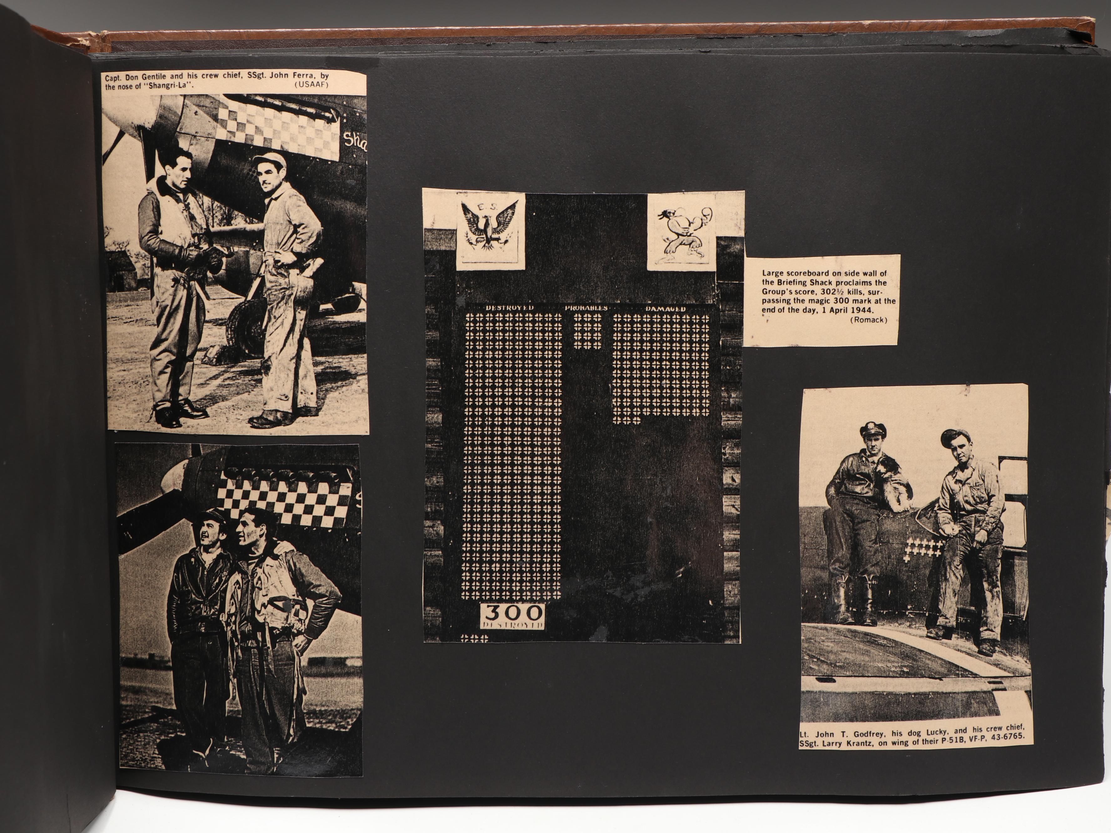 World War II Era Photographs, Scrapbook, 8th Air Force Album and More