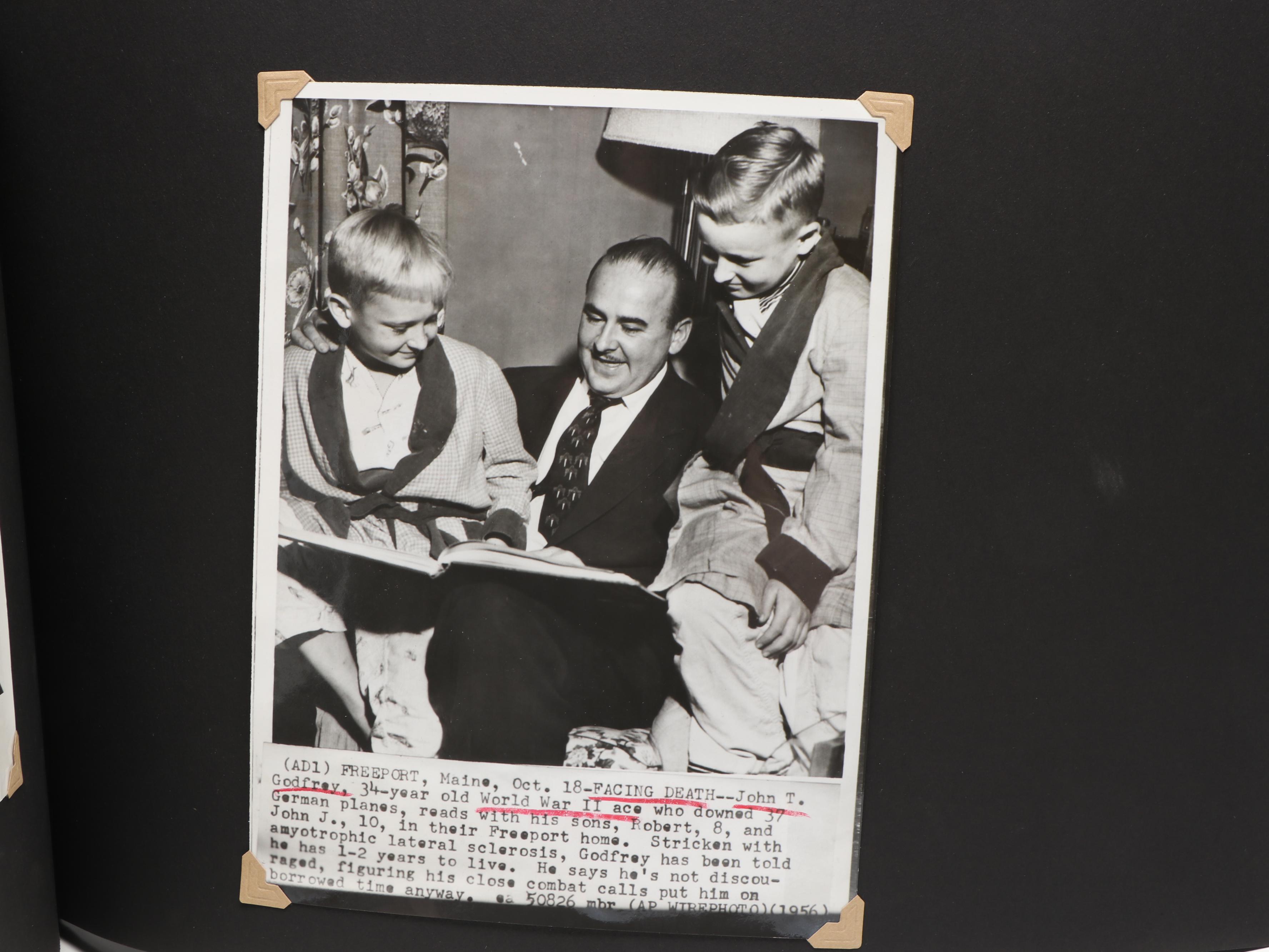 World War II Era Photographs, Scrapbook, 8th Air Force Album and More