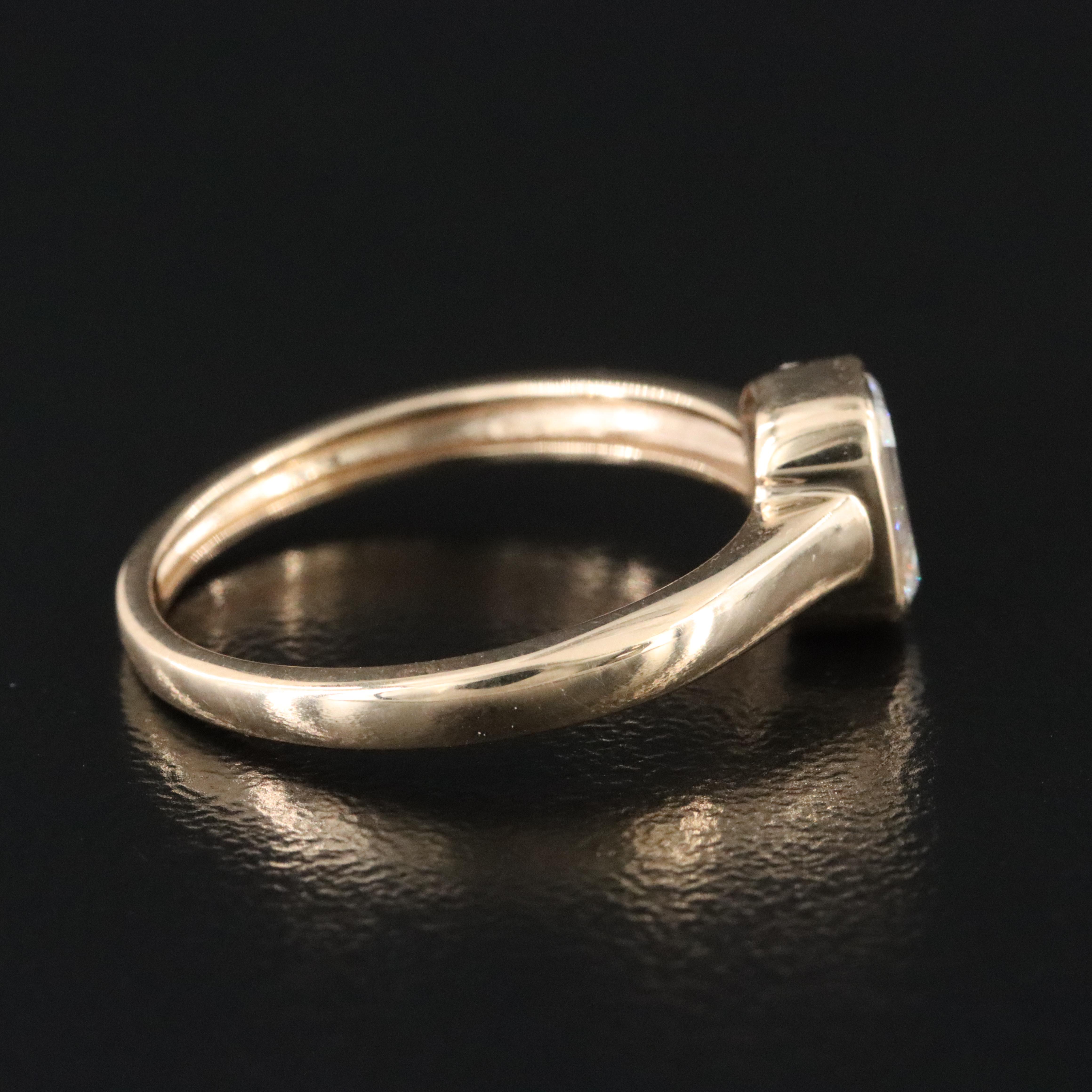 18K 1.00 CT Diamond Ring with GIA Diamond Grading Report