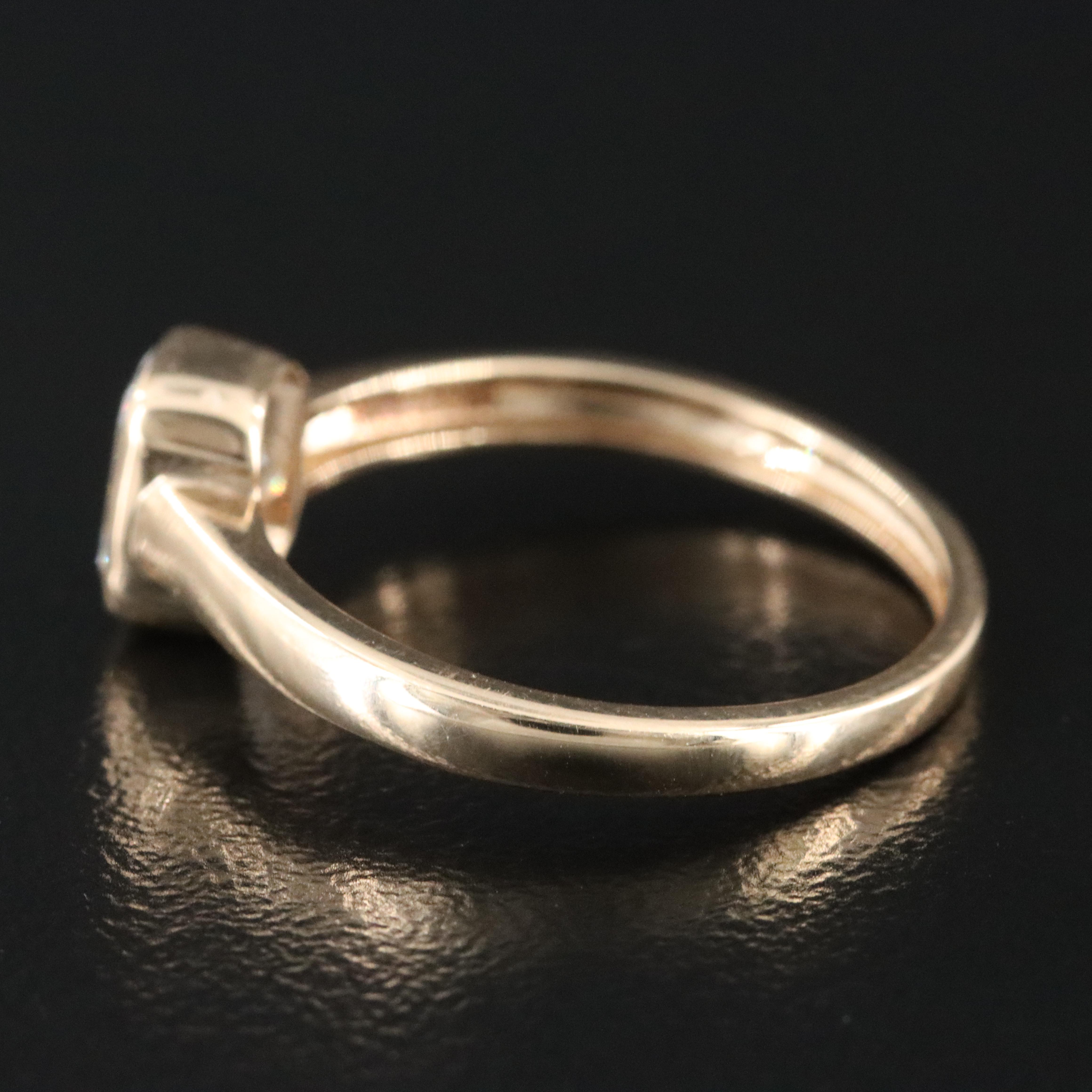 18K 1.00 CT Diamond Ring with GIA Diamond Grading Report