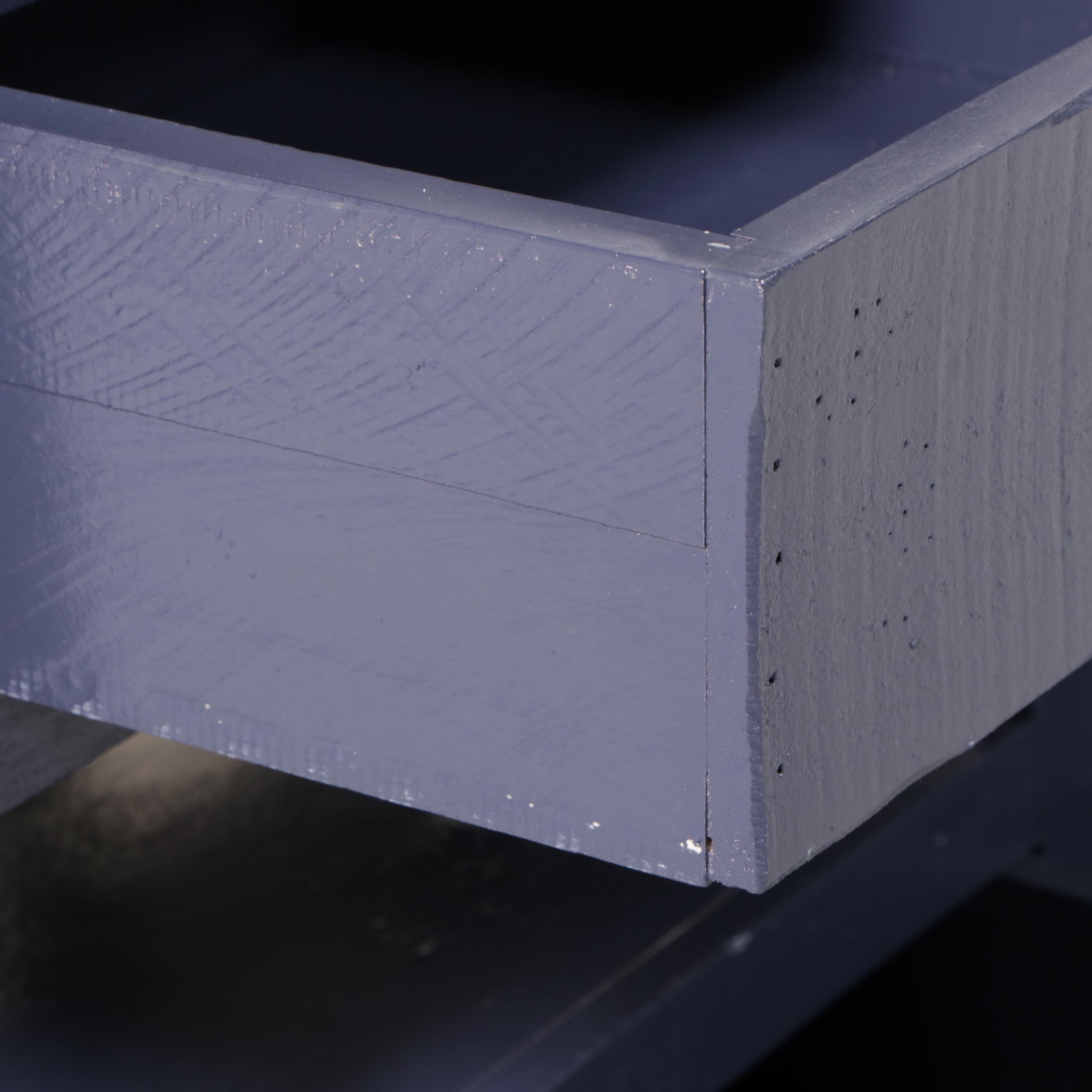 Contemporary Mercantile Style Painted Wood Sideboard