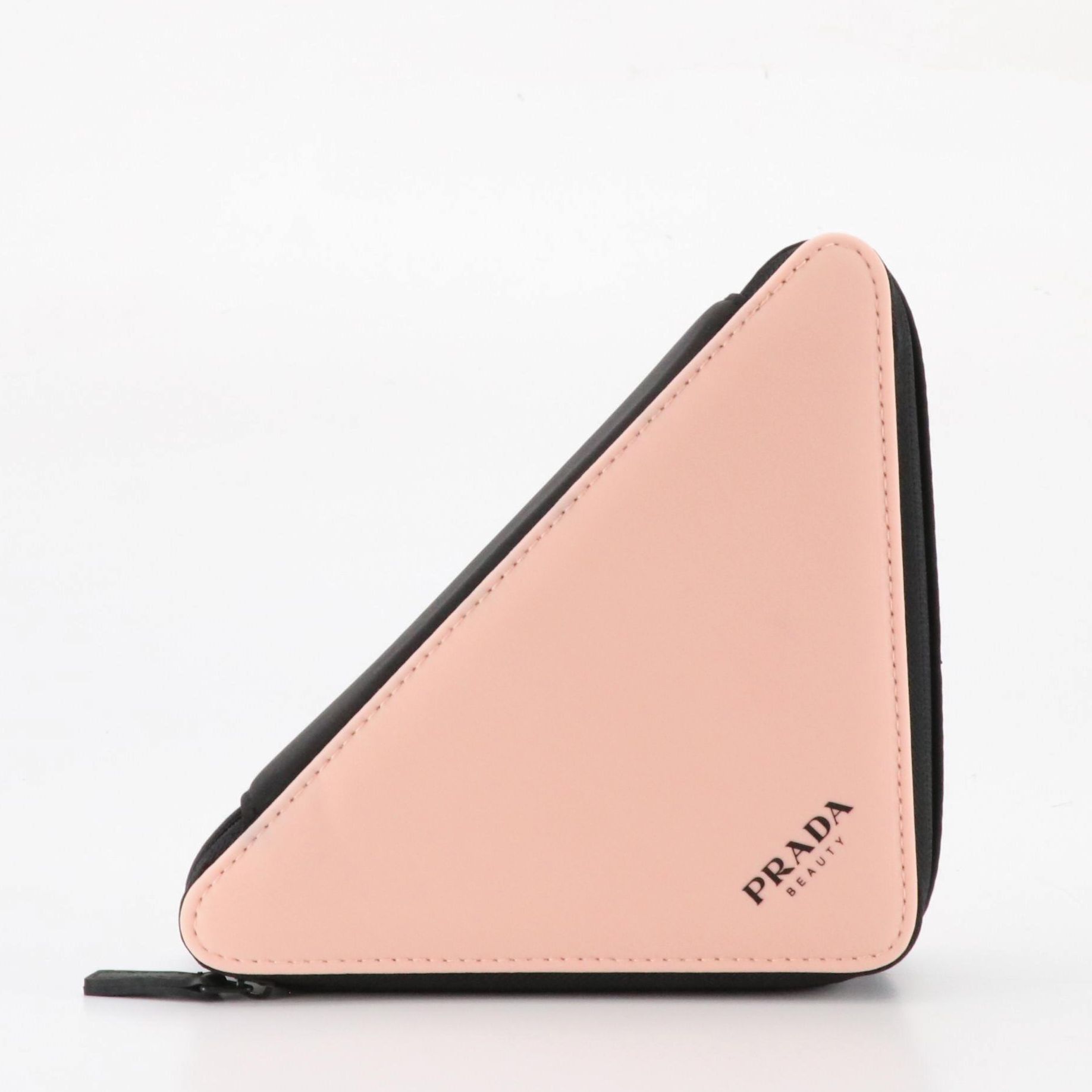 Prada Beauty Promotional Pink Triangle Zip Pouch