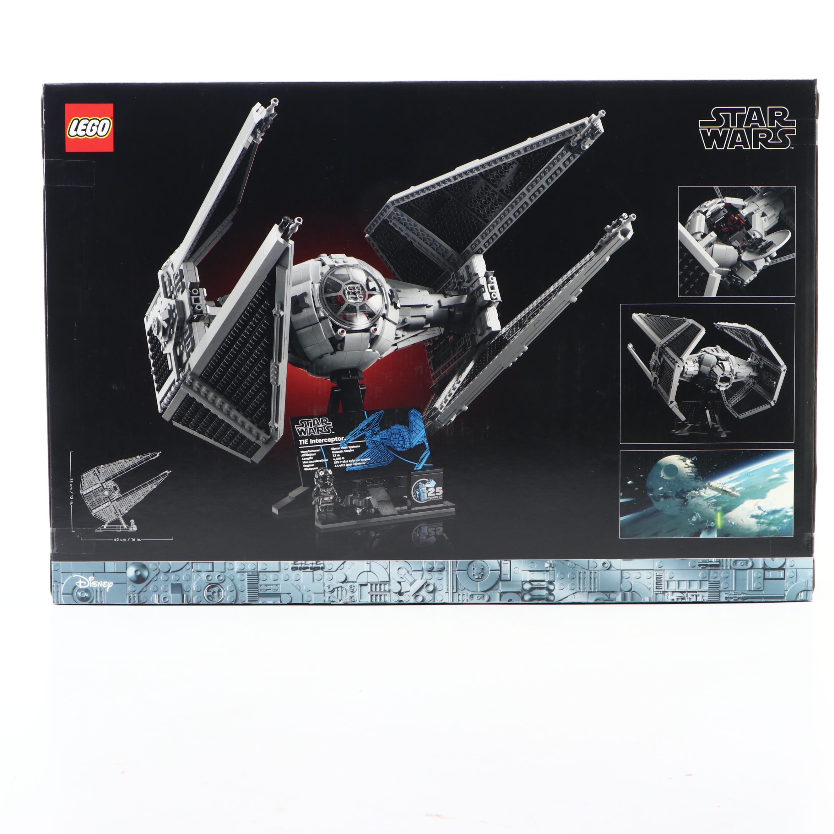 LEGO 75382 Star Wars TIE Interceptor Set, 2024