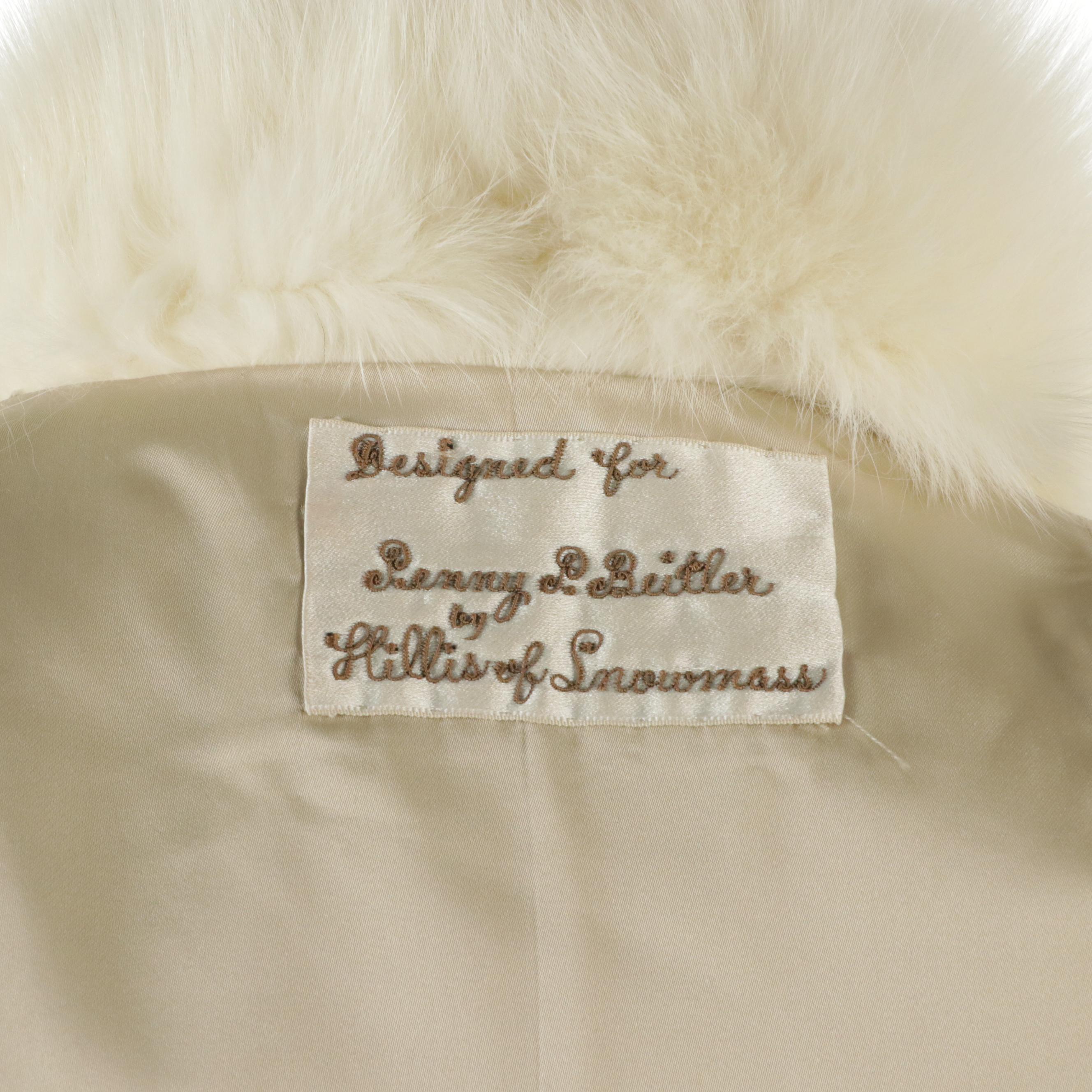 Cross Mink/Shadow Fox Fur Coat from Hillis of Snowmass