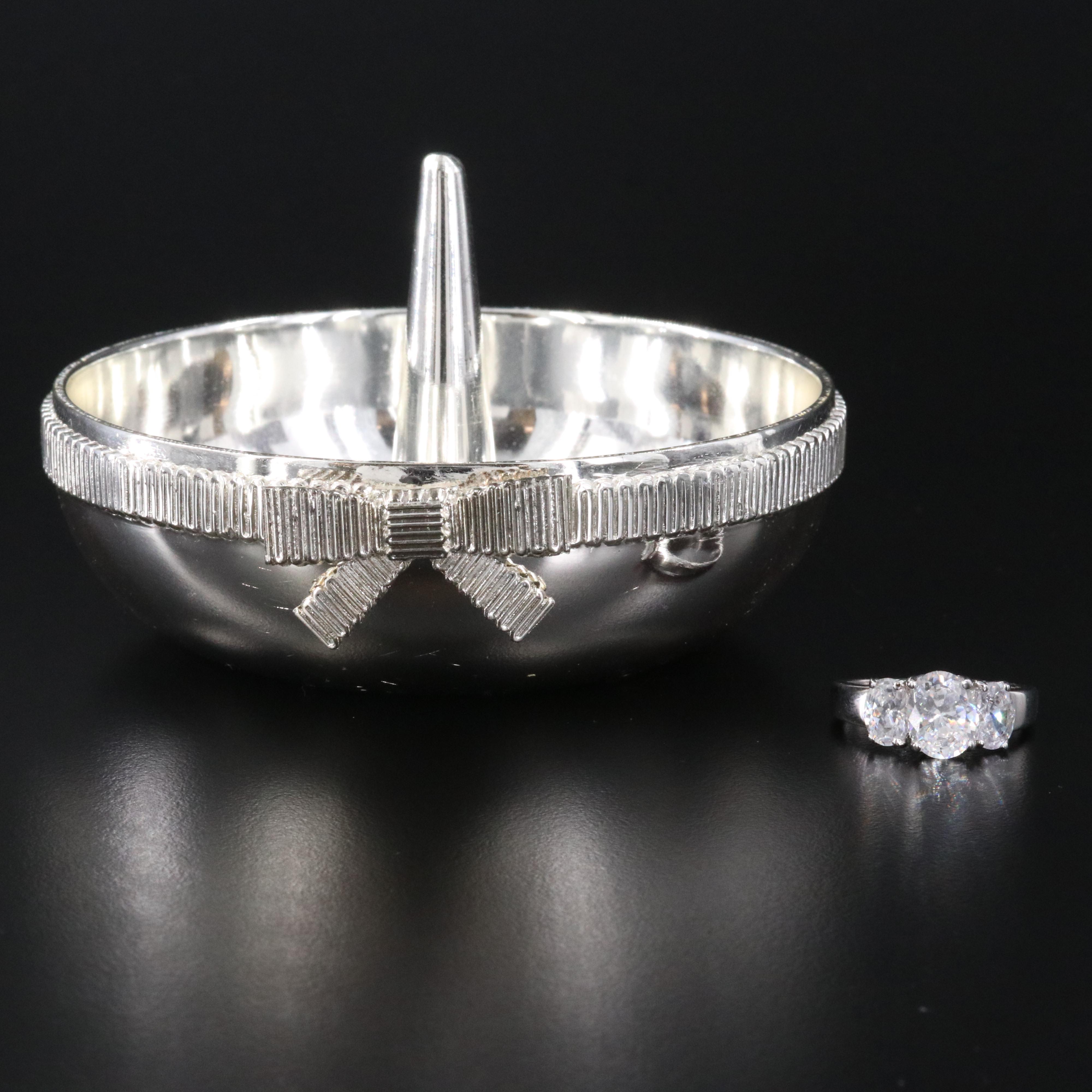 Kate Spade for Lenox Ring Holder with CZ Ring