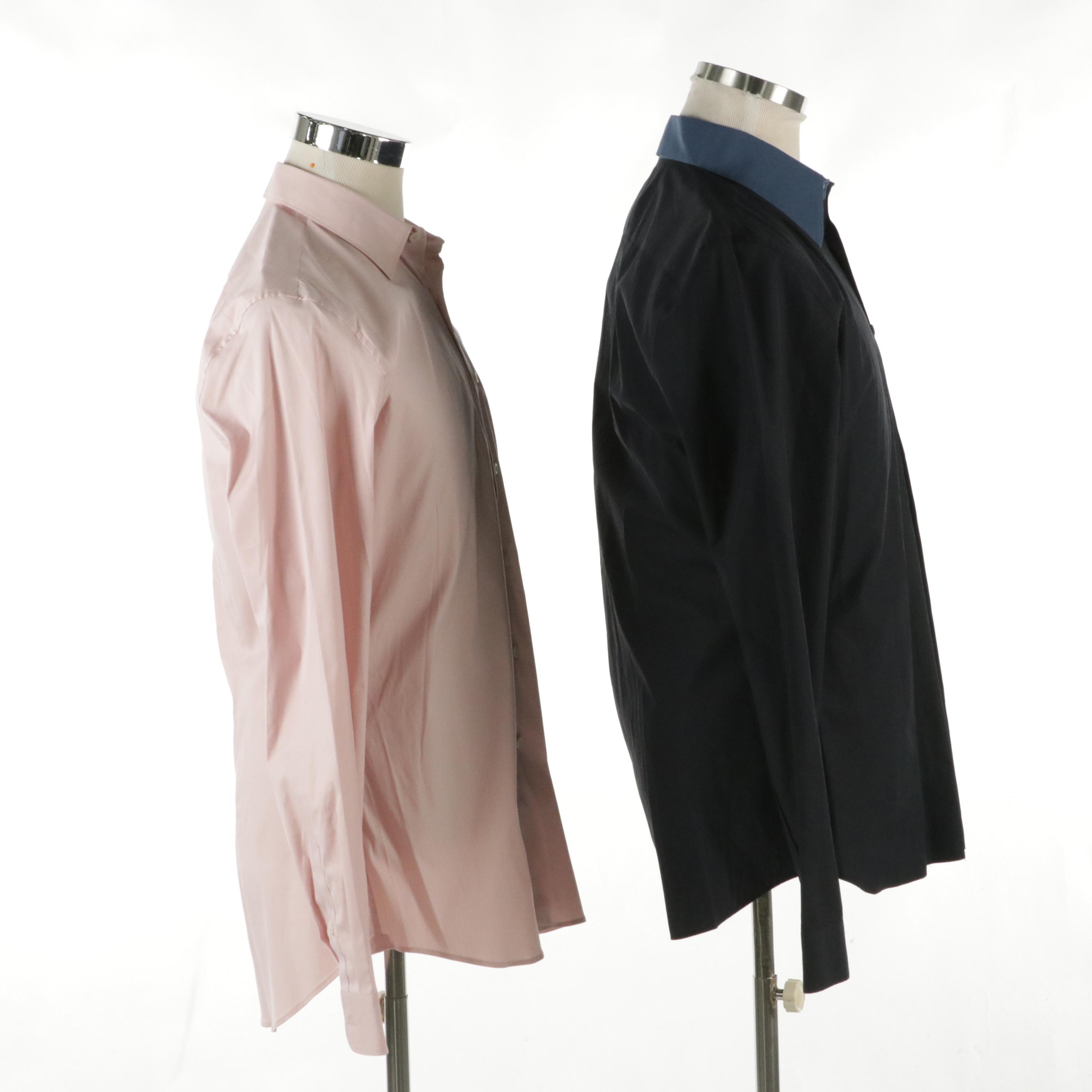 Men's Prada Long Sleeve Dress Shirts