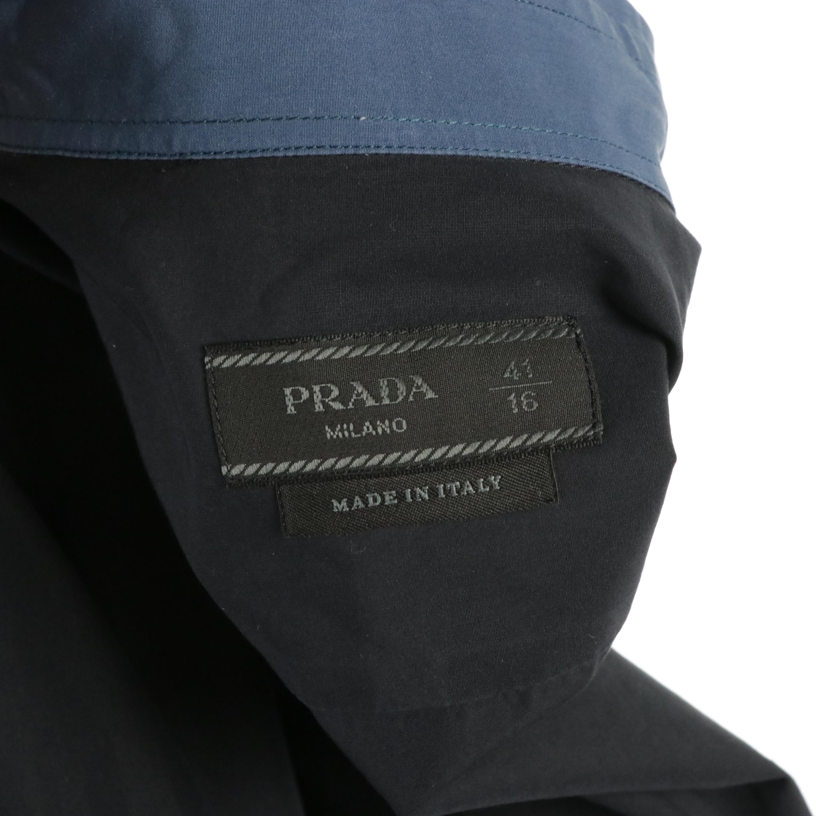 Men's Prada Long Sleeve Dress Shirts