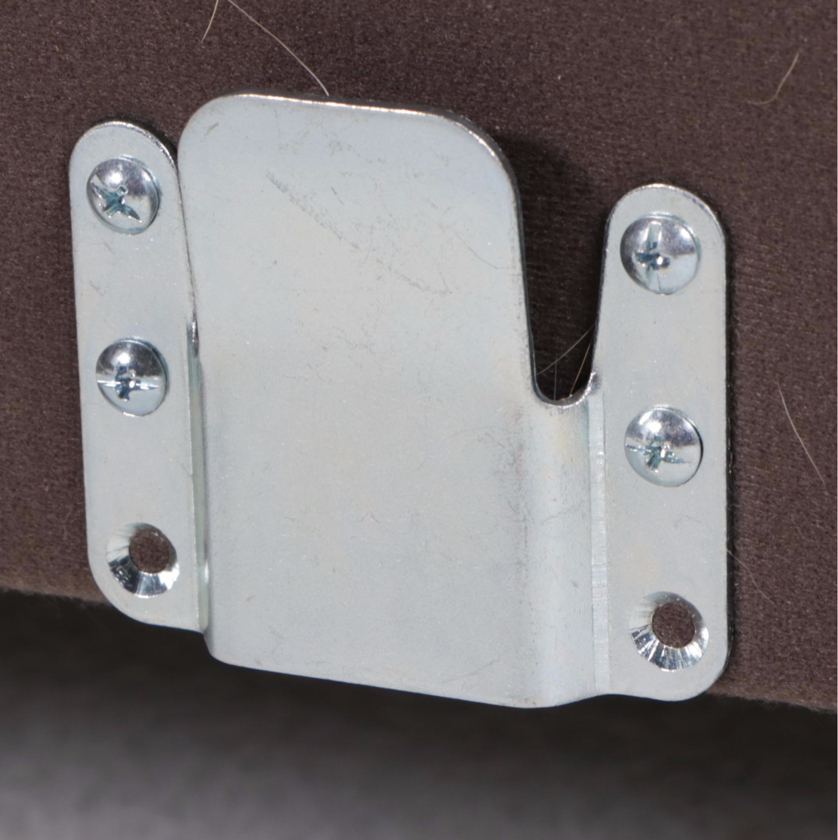 Woodworth Wooden Industries Mid Century Style Leather Sectional